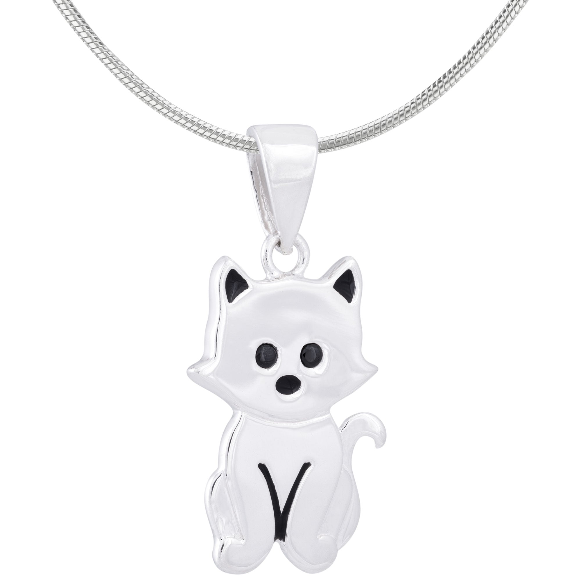 Premium Sterling Silver Cat Necklace - Ultimate Feline Love