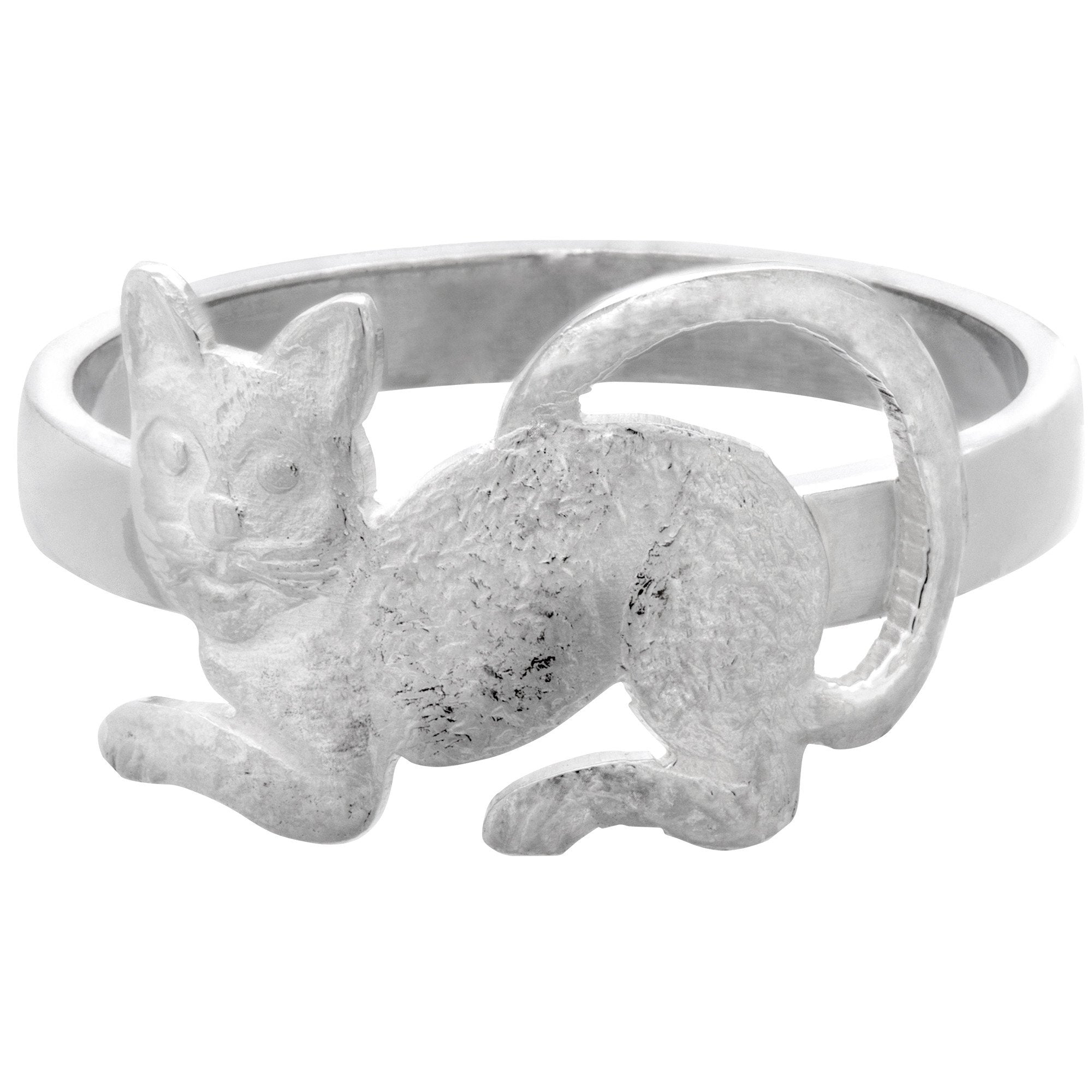 Premium Peruvian Sterling Silver Cat Ring