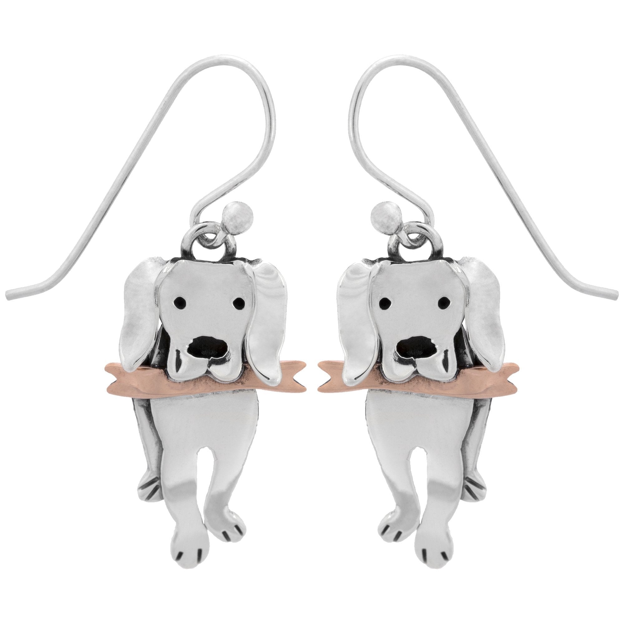 Premium Labrador Sterling Silver Earrings - Handcrafted Canine Charm