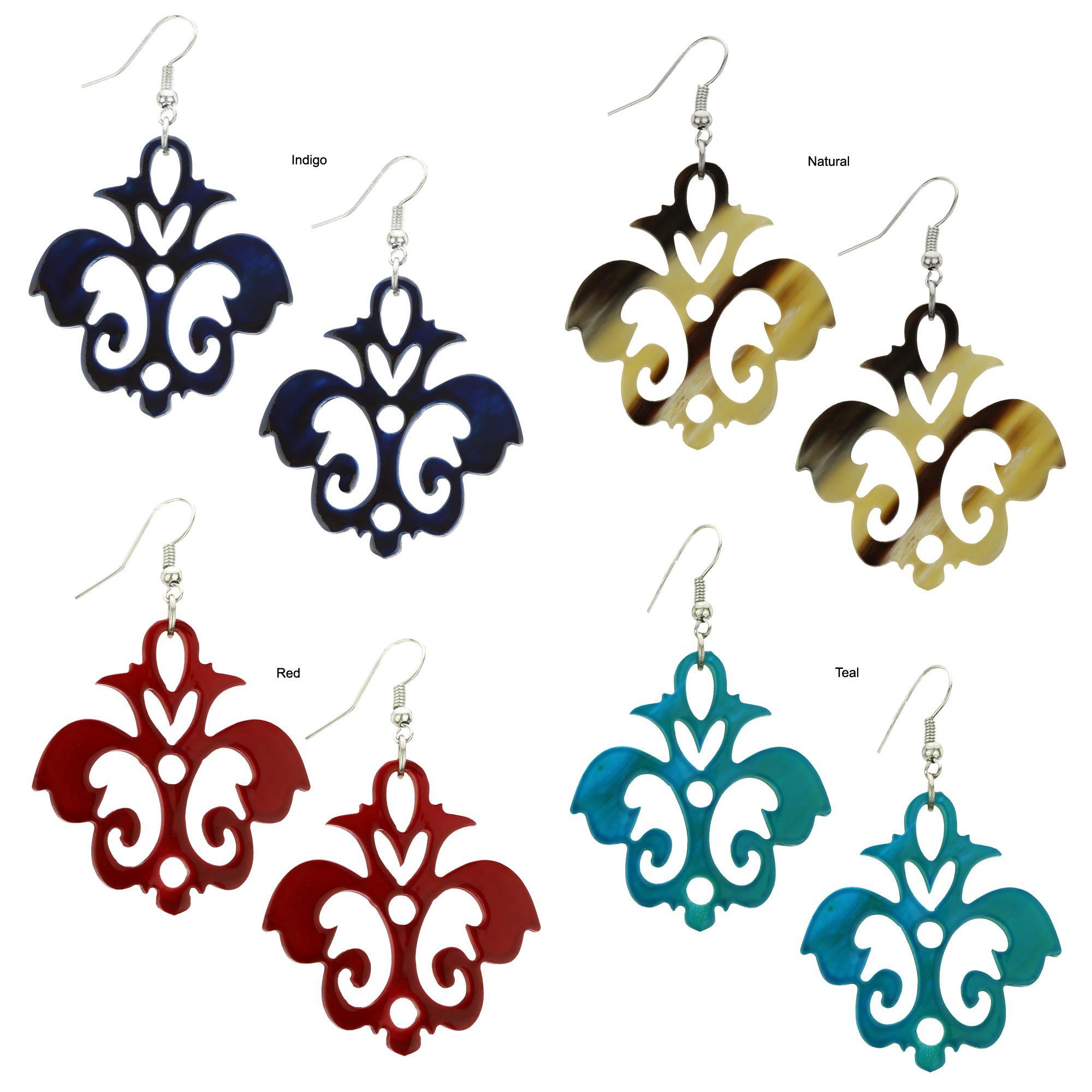 Premium Orchid Earrings - Handcrafted Elegance