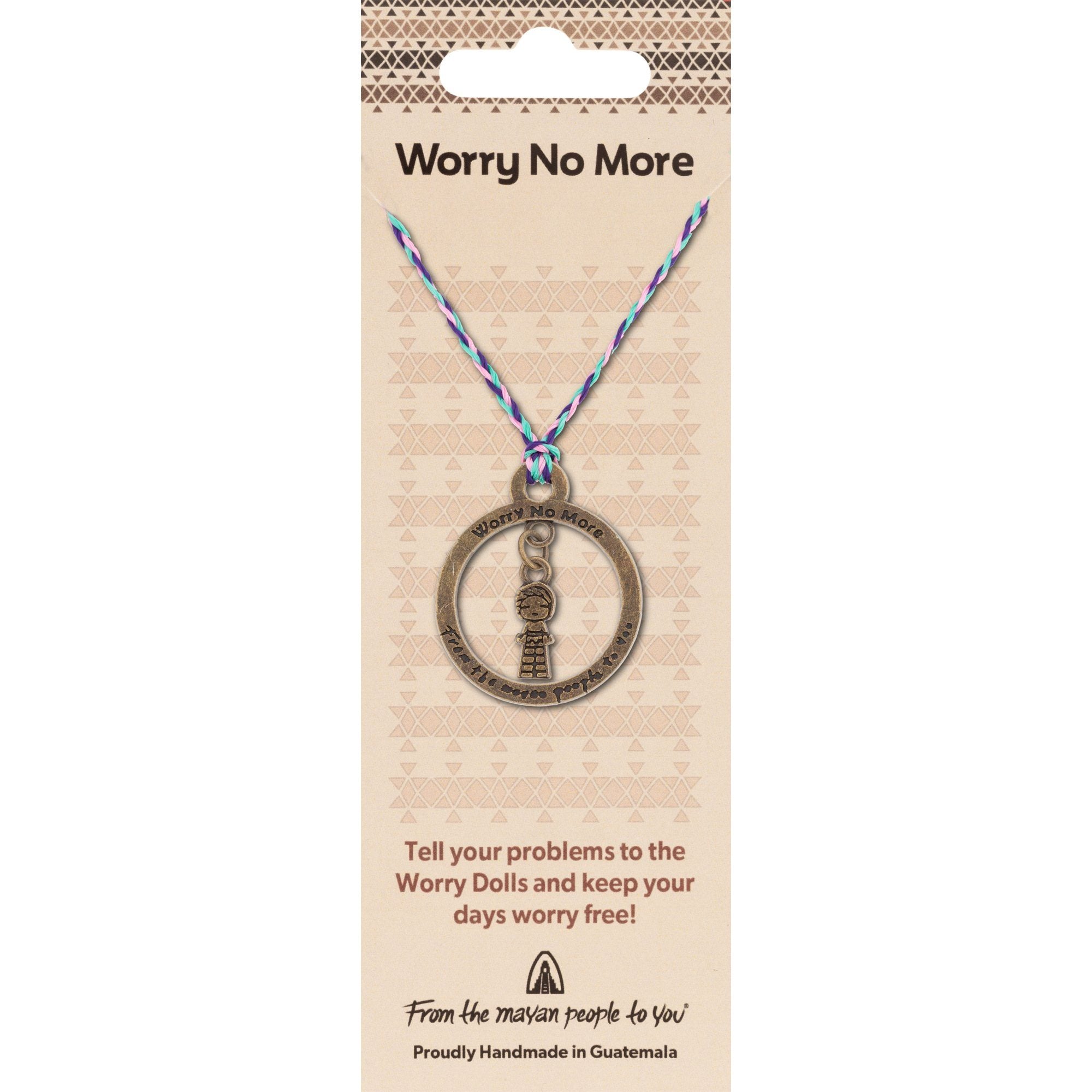 Premium Worry No More Doll Necklace - Handmade Fair Trade Jewelry