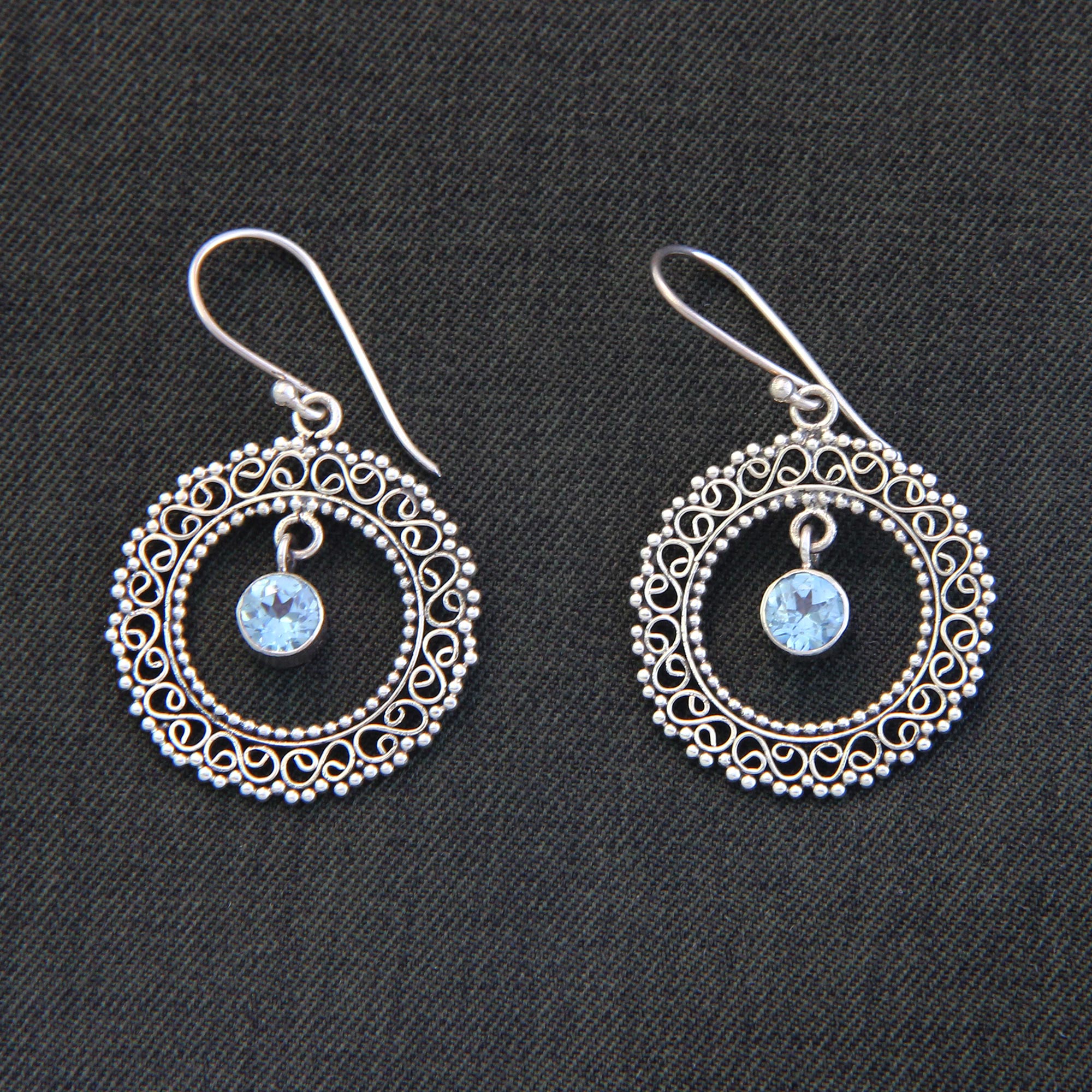 Premium Radiant Halo Sterling Silver Earrings