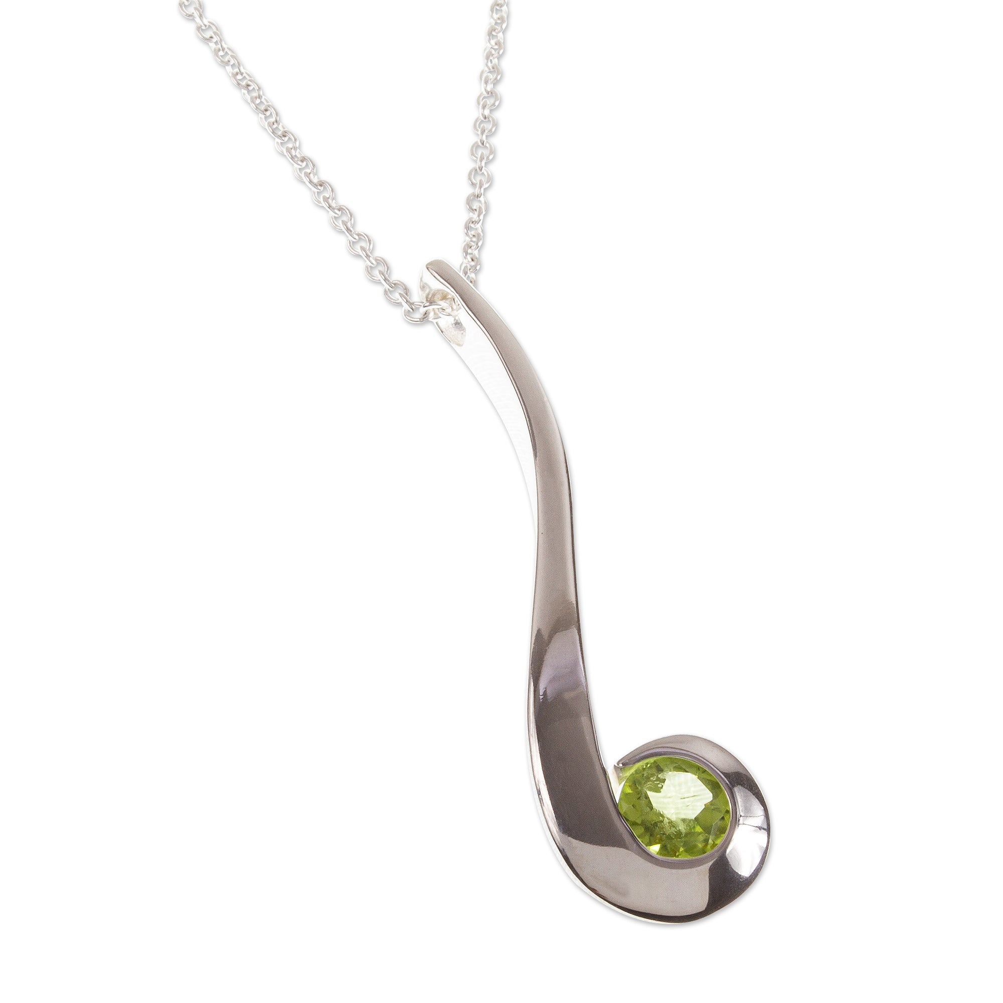 Premium August Birthstone Peridot Pendant Necklace