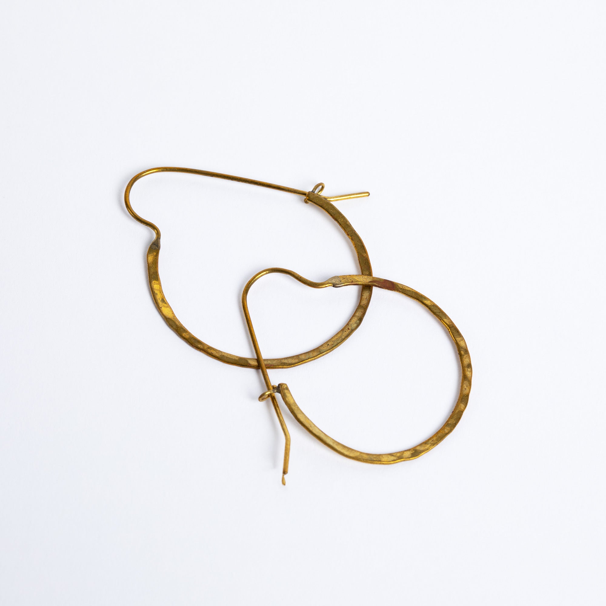 Premium Handcrafted Sasa Hoop Brass Earrings