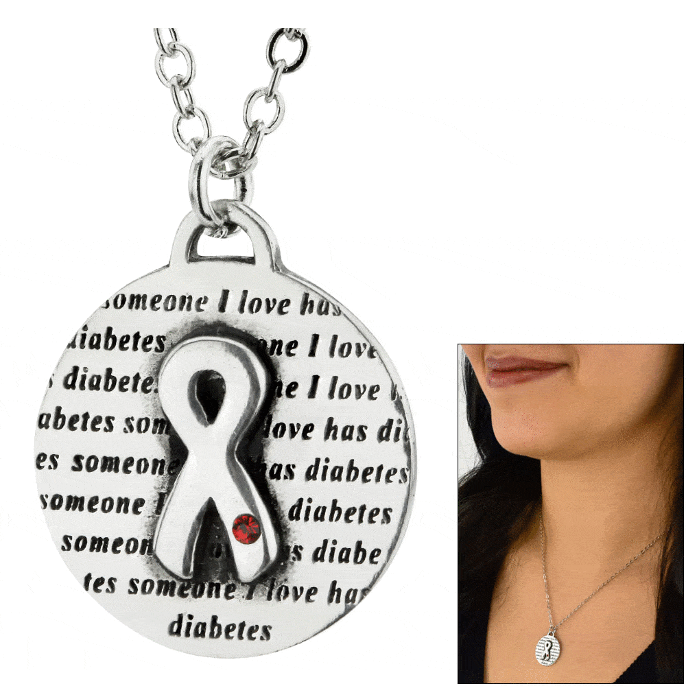 Premium Someone I Love Has Diabetes Awareness Necklace