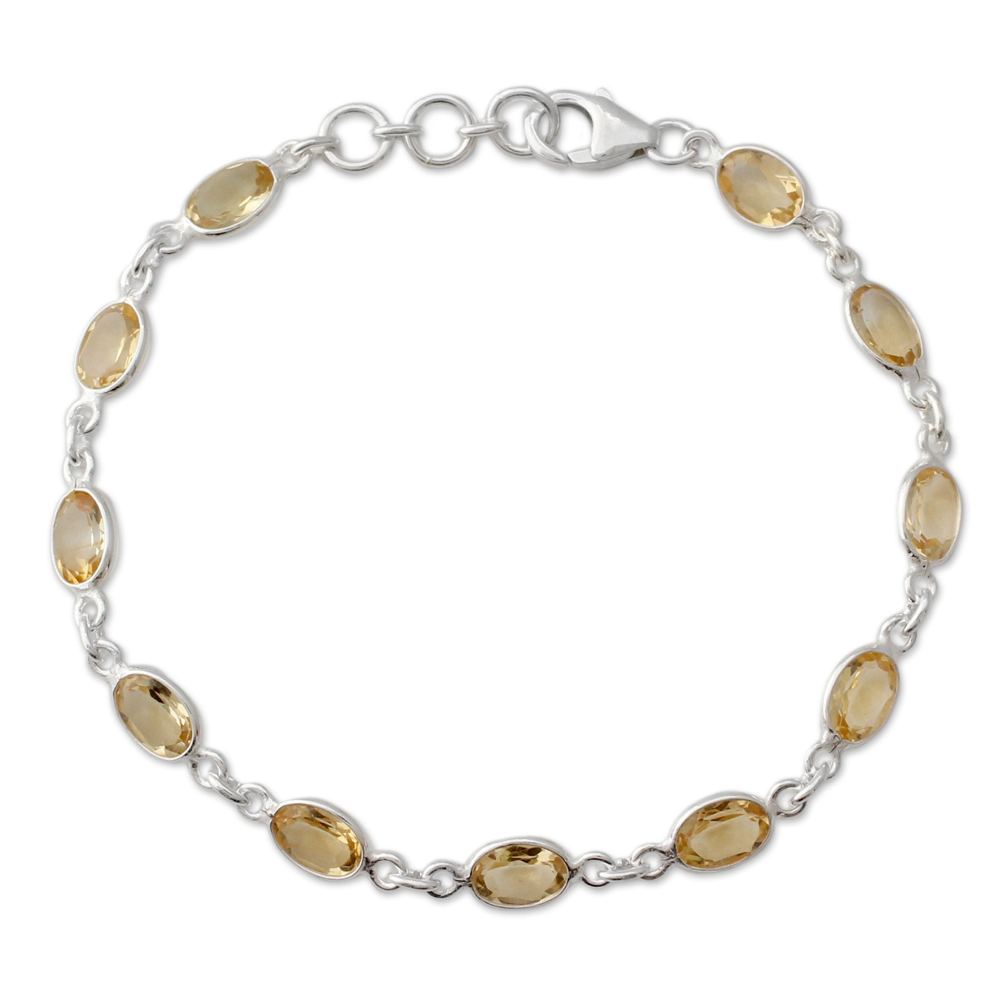 Ultimate Romantic Citrine Tennis Bracelet