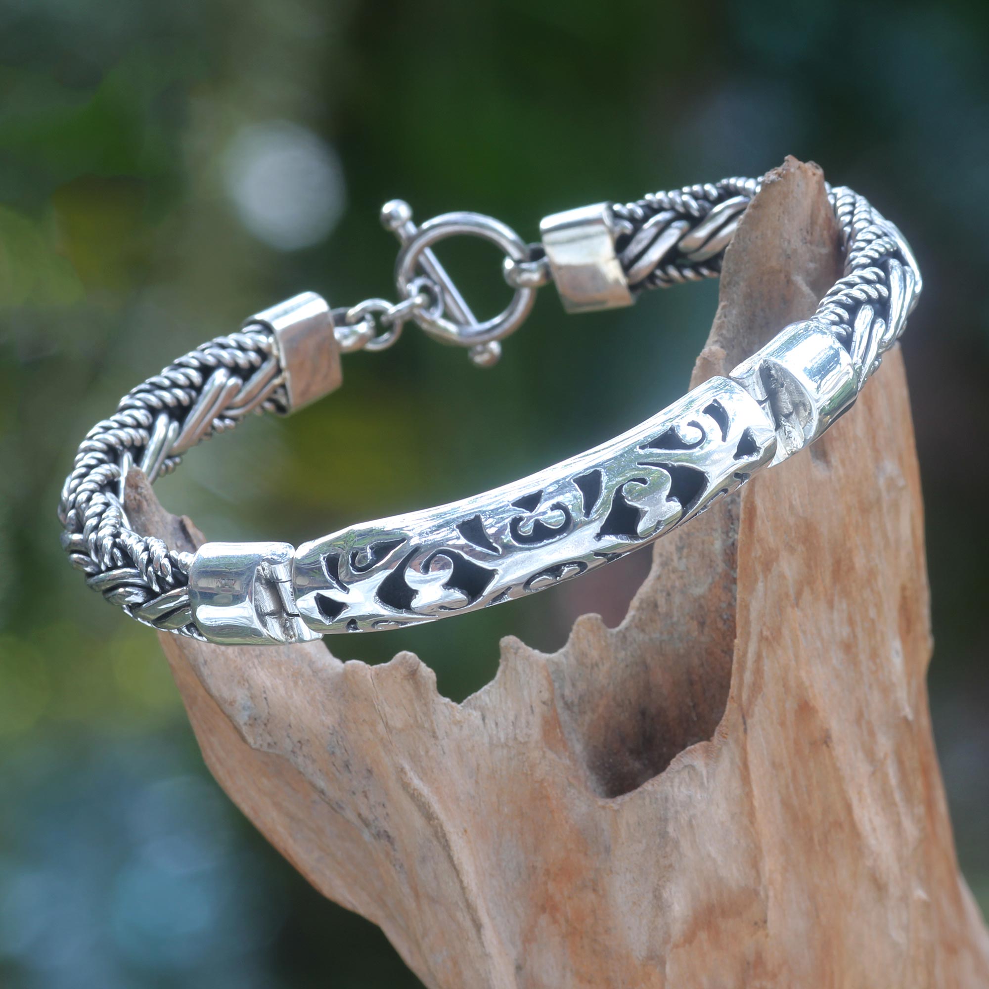 Premium Telaga Waja River Sterling Silver Bracelet