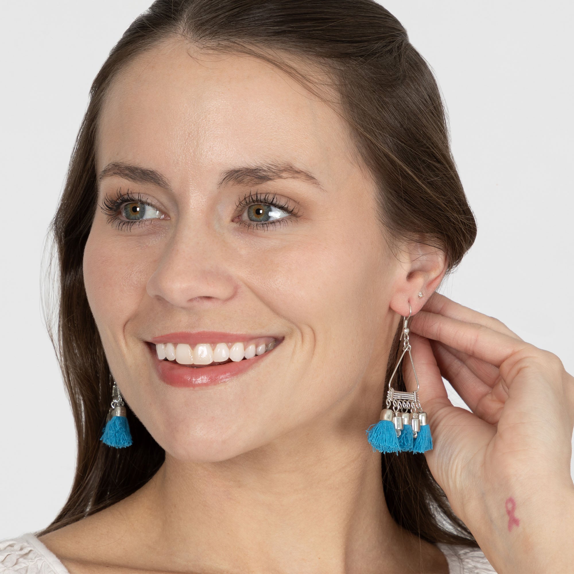 Premium Taj Tassel Earrings - Bohemian Style