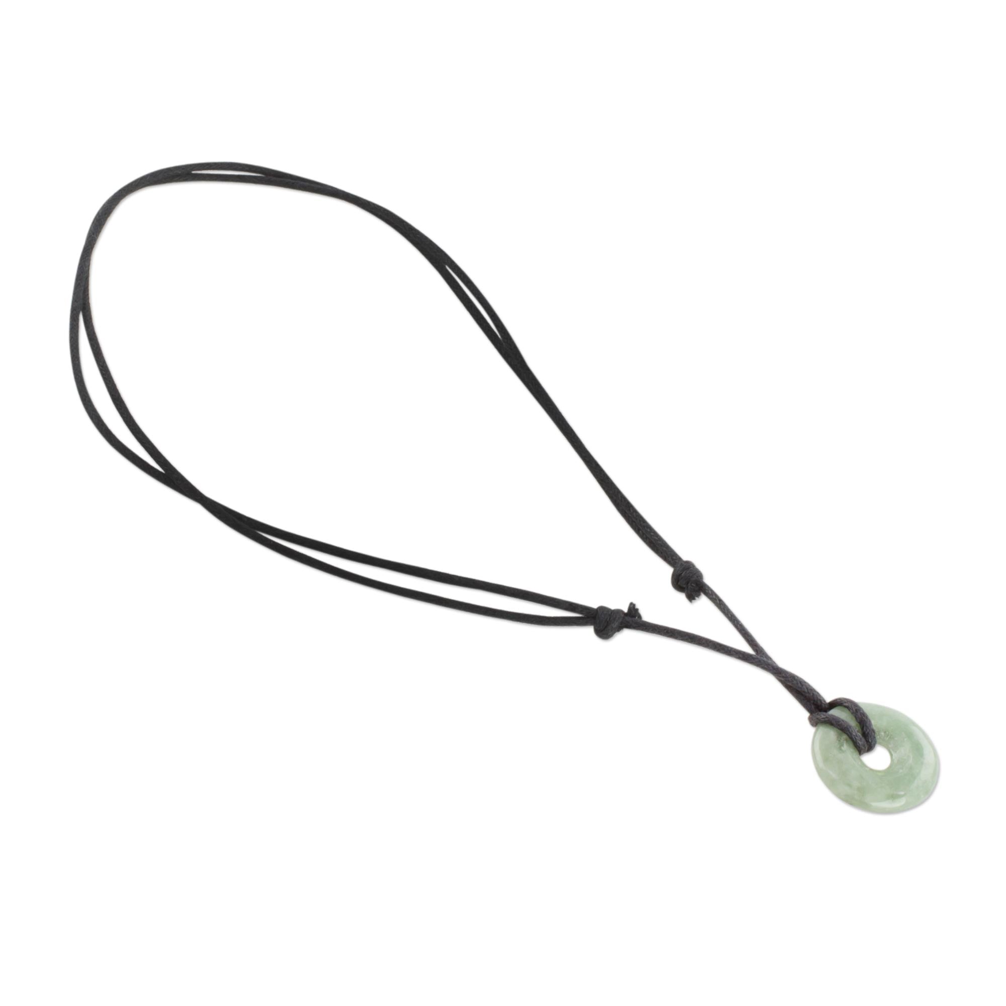 Premium Mayan Love Jade Necklace - Handcrafted Adjustable Jewelry