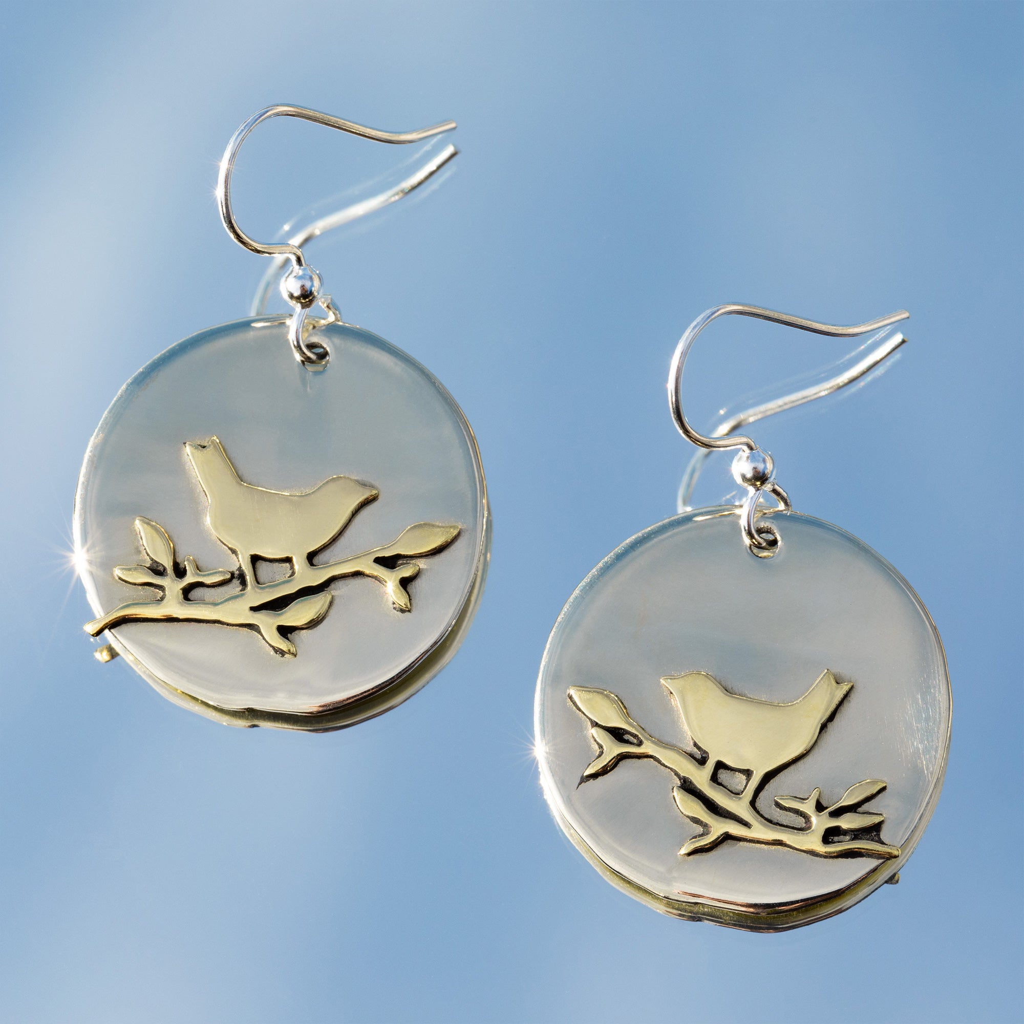 Premium Nature-Inspired Bird Silhouette Earrings