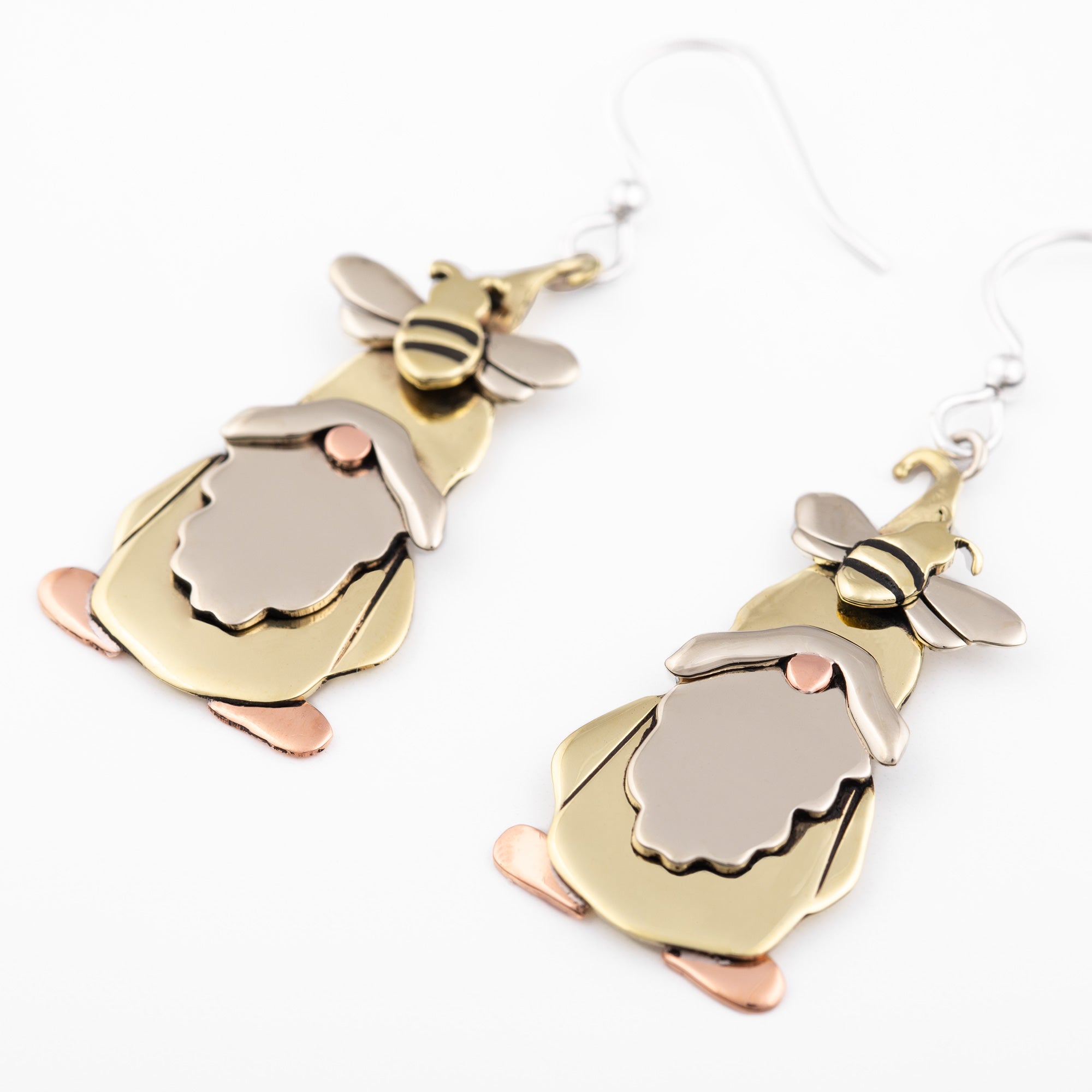 Premium Springtime Gnome Earrings | Fair Trade Whimsical Accessory