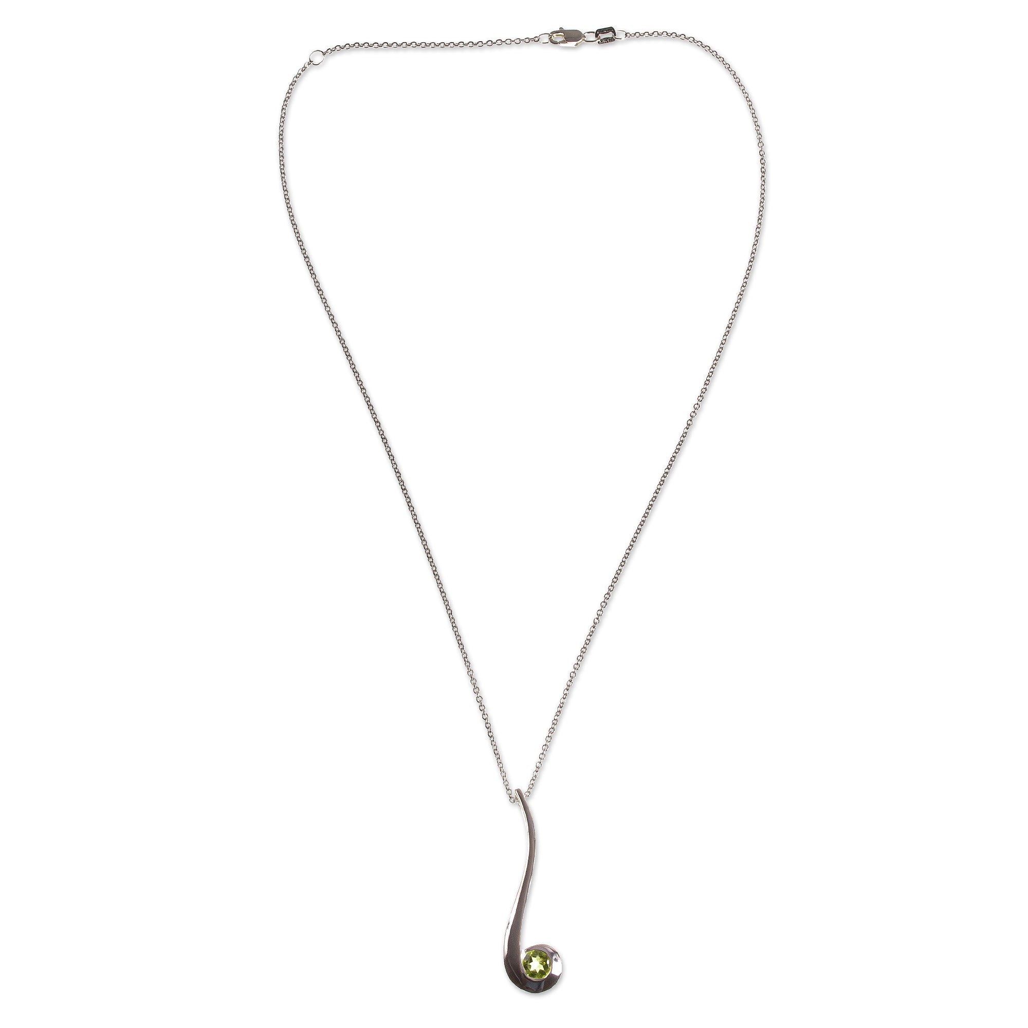 Premium August Birthstone Peridot Pendant Necklace