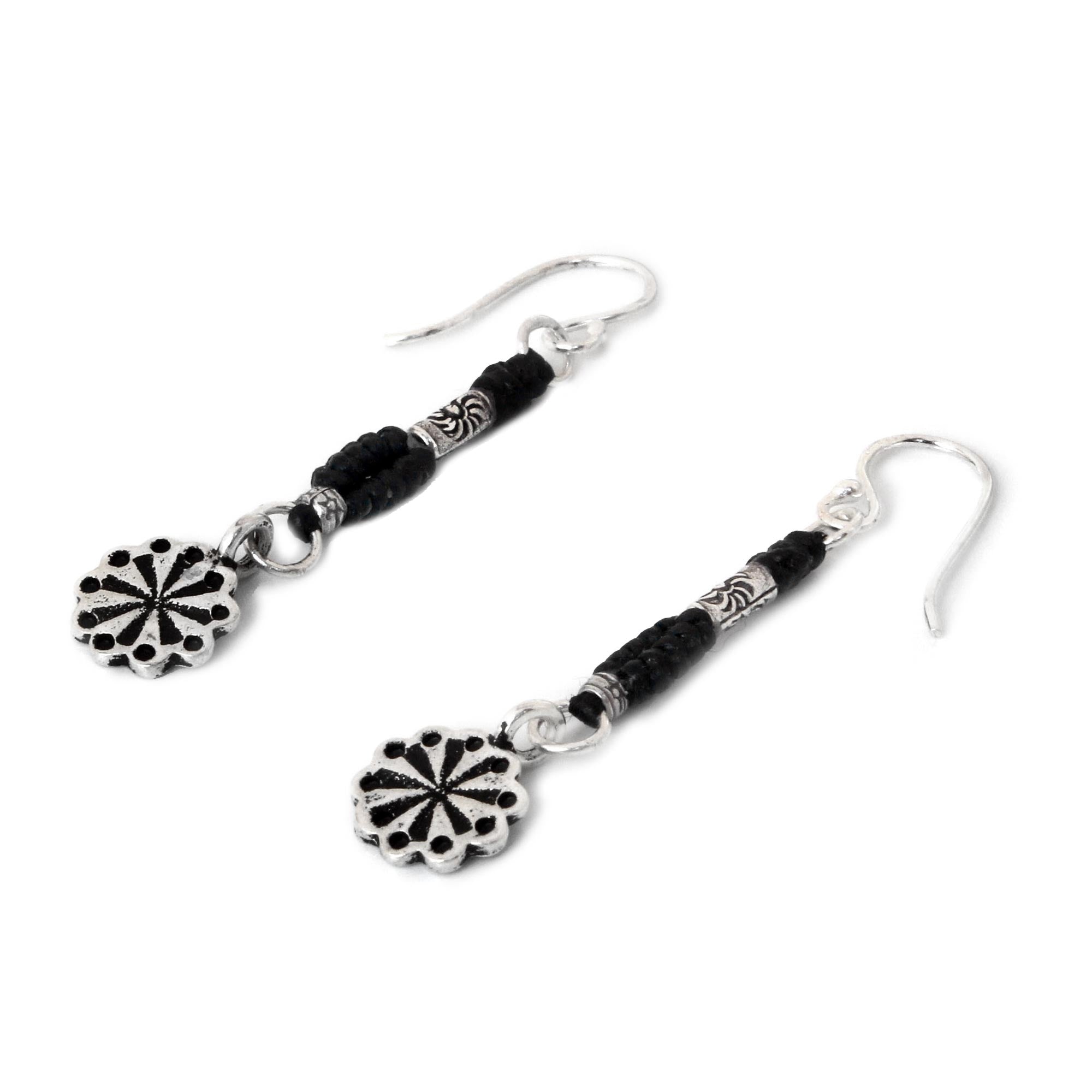 Premium Urban Sparkler Silver Dangle Earrings - Handcrafted Elegance