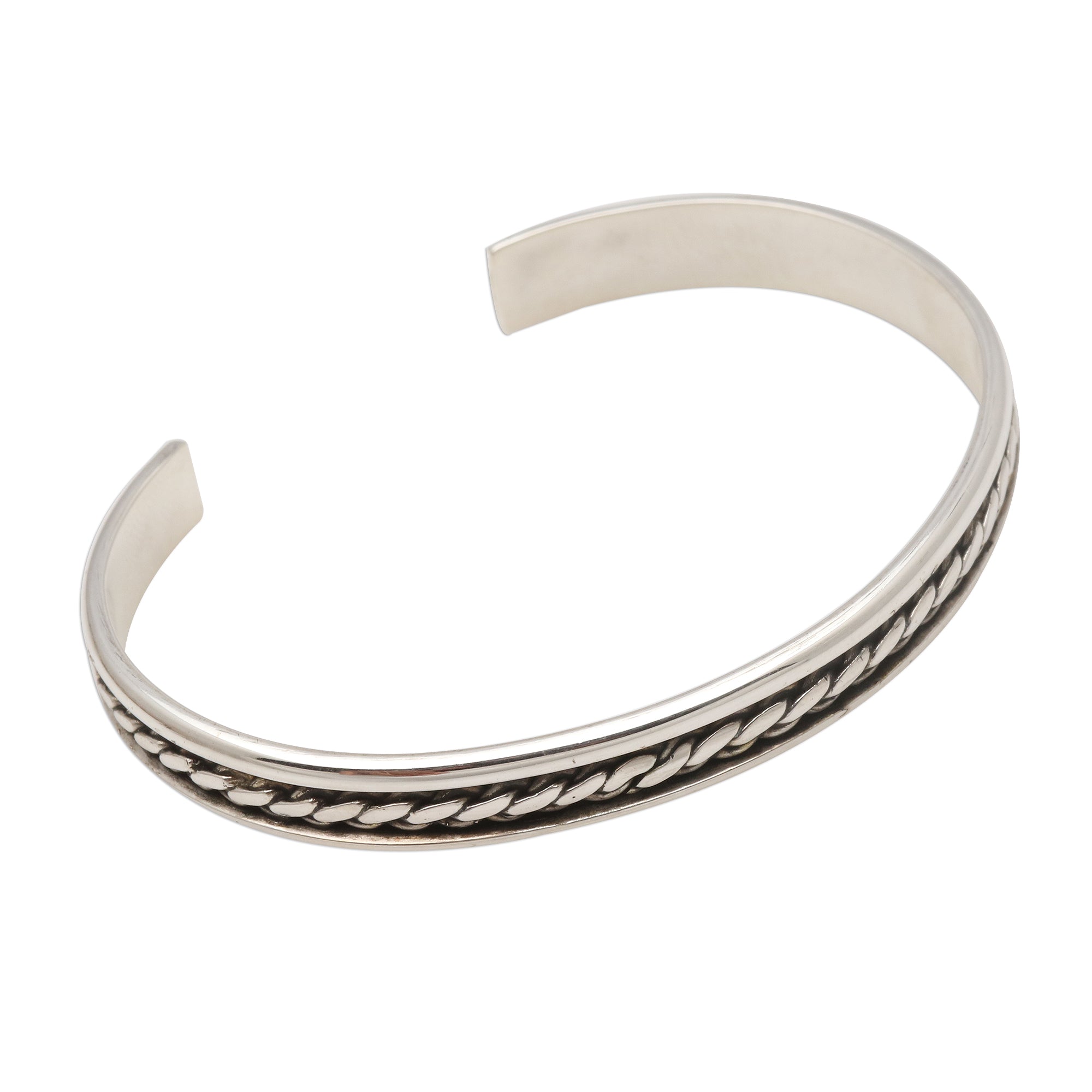 Premium Handcrafted Sterling Silver Cuff Bracelet - Measure by Measure