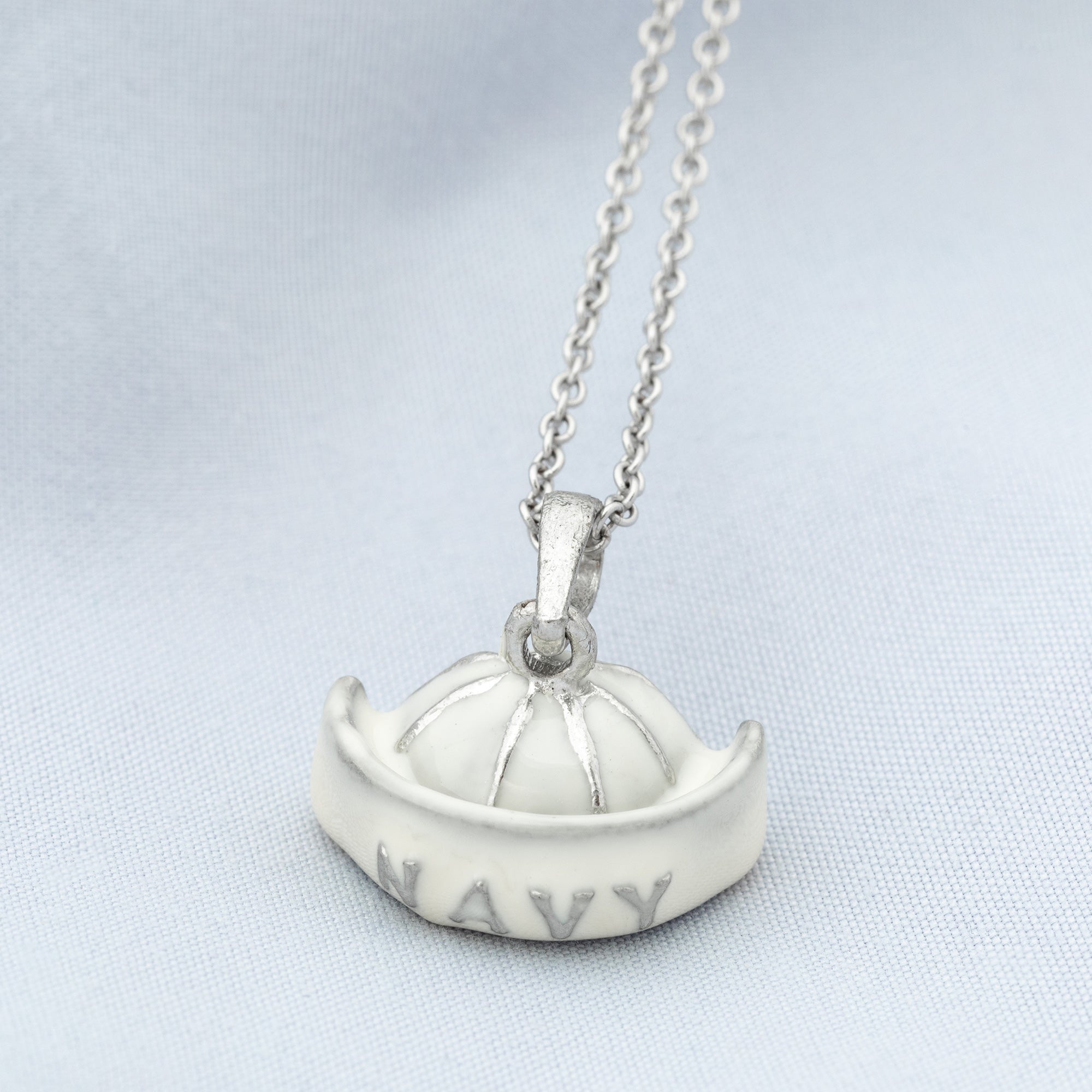 Premium Military Hat Necklace - Patriotic Pendant Jewelry