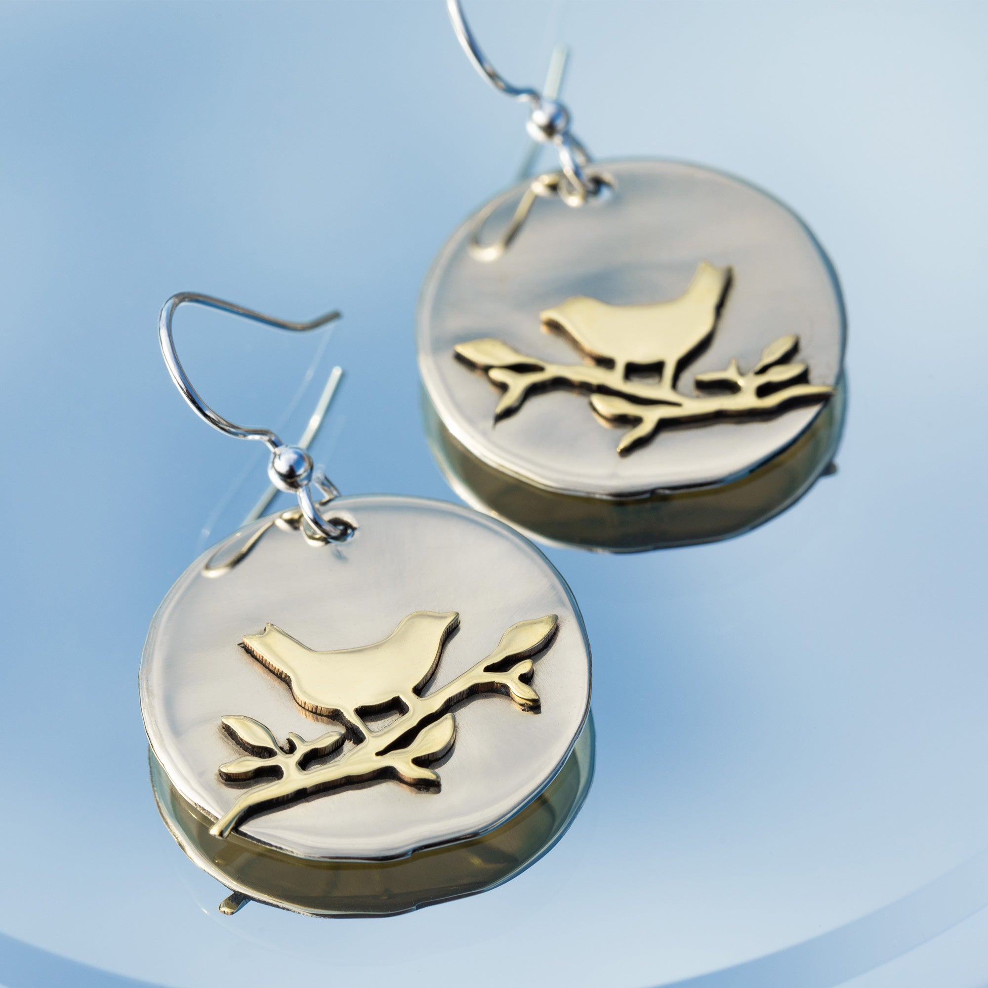 Premium Nature-Inspired Bird Silhouette Earrings