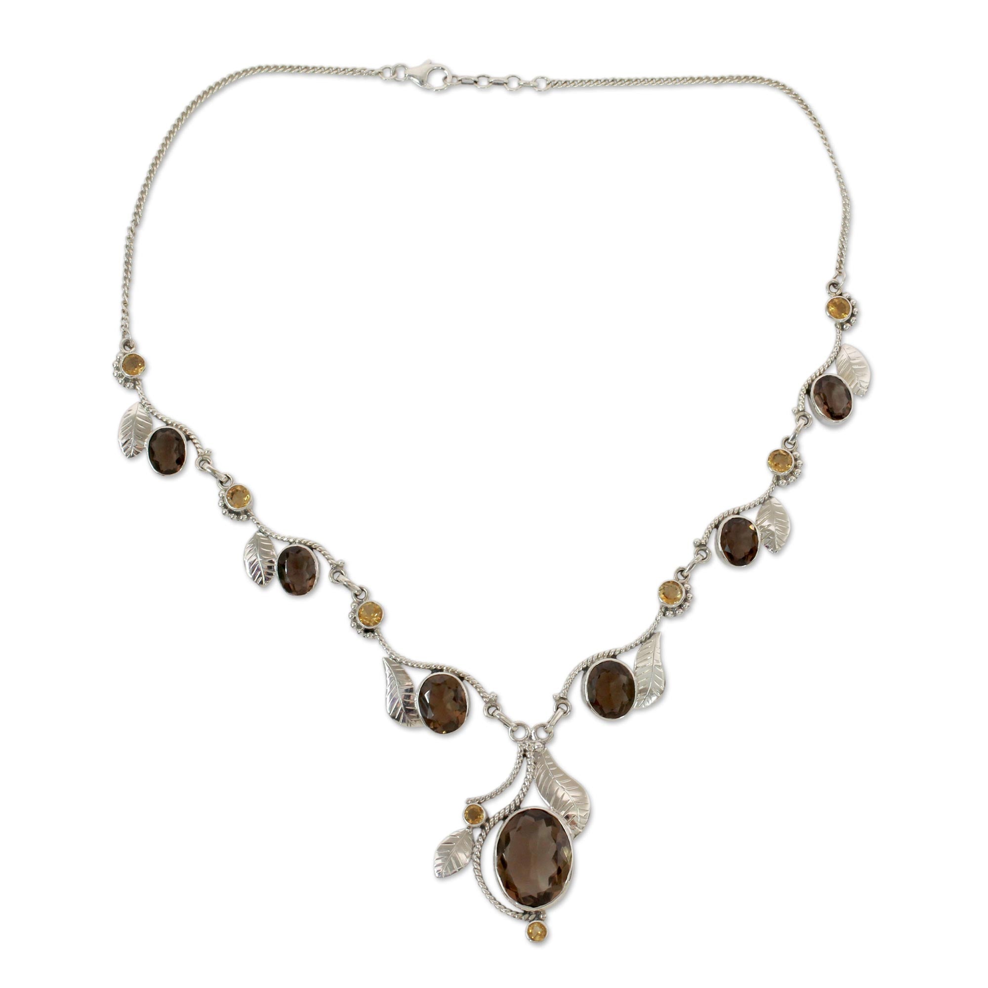 Premium Dew Blossom Multi-Gemstone Necklace