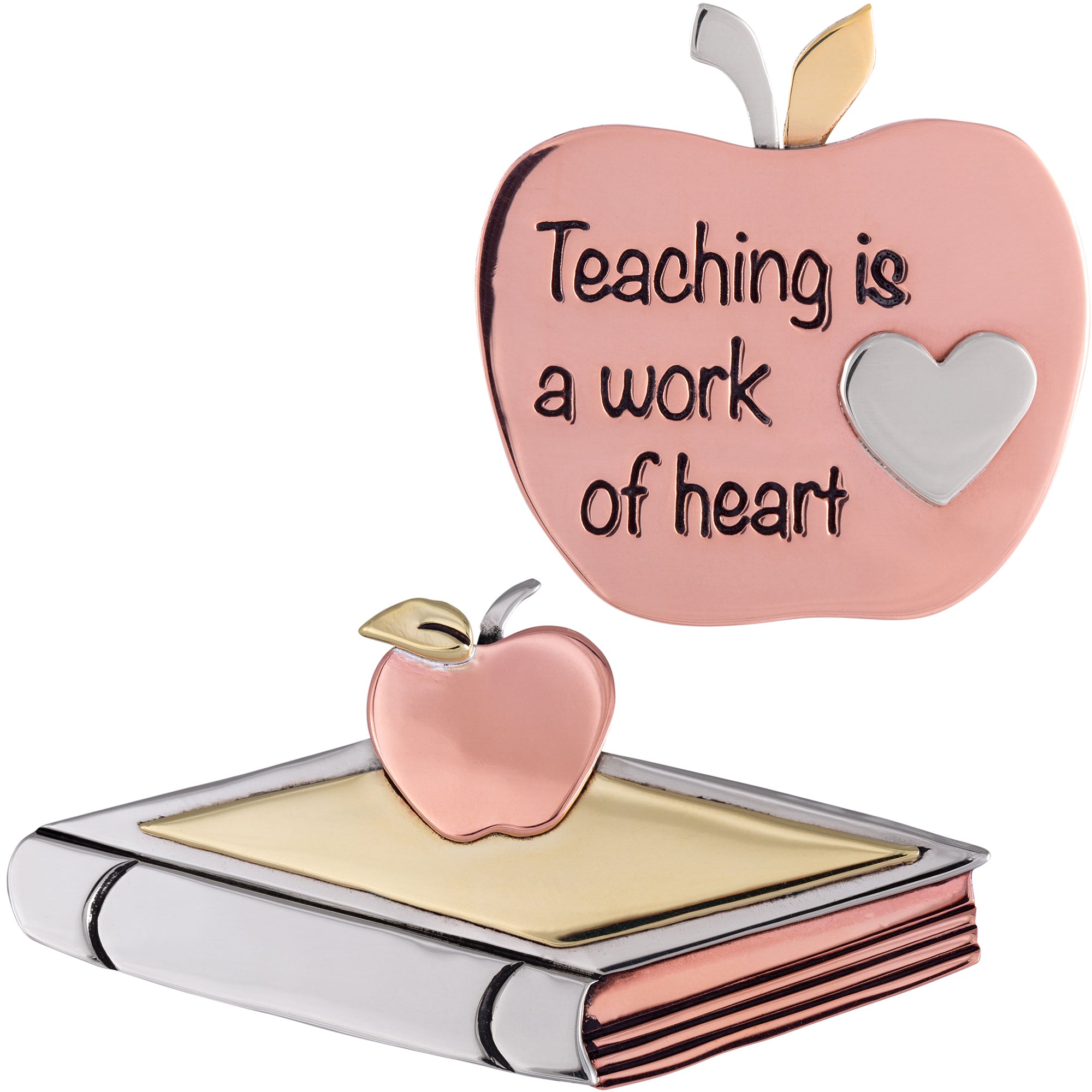 Premium Teacher Appreciation Pin - Work of Heart