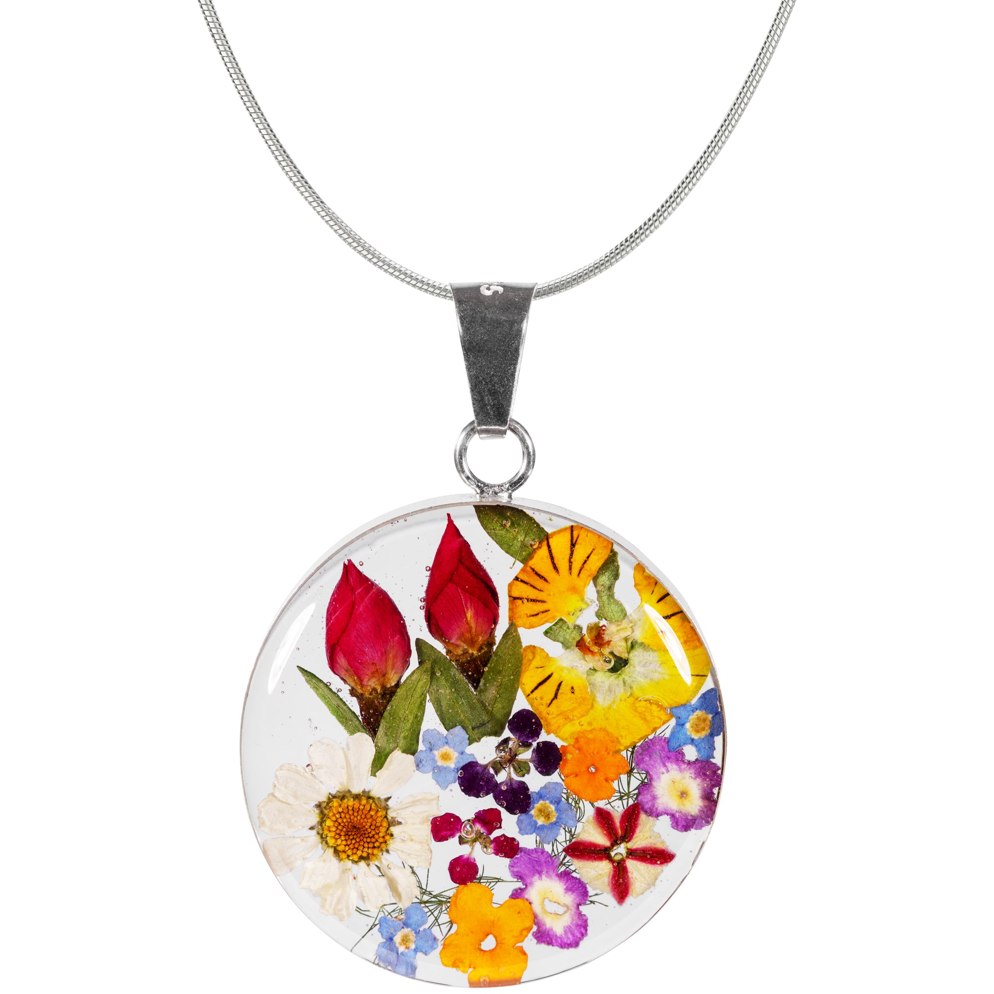 Premium Eternal Bloom Sterling Silver Necklace