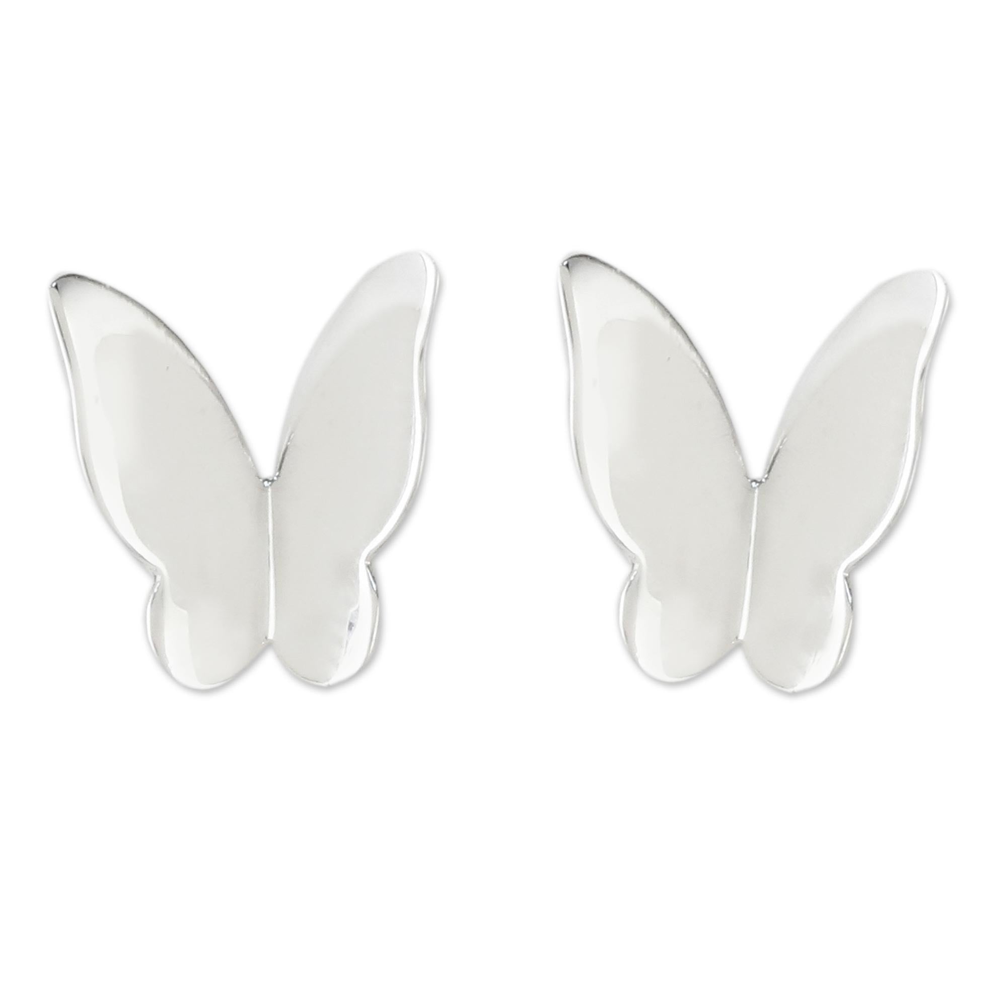 Premium Handmade Sterling Silver Butterfly Earrings by Lalana – Ultimate Elegance from Thailand