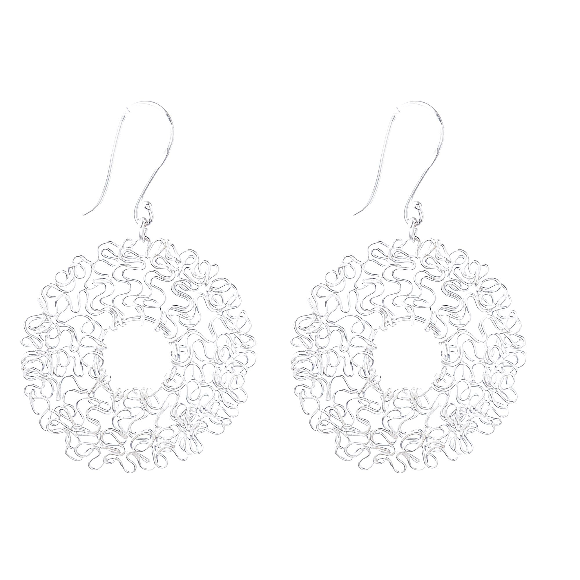 Premium Freedom Wreath Sterling Silver Dangle Earrings - Ultimate Style Upgrade