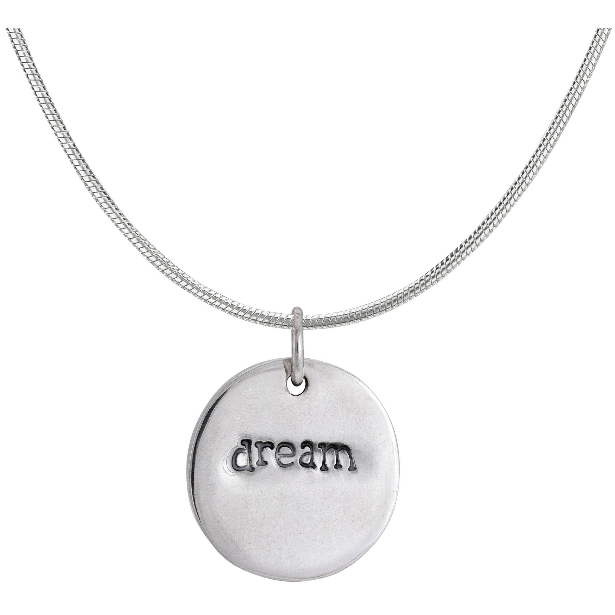 Premium Believe & Dream Double-Sided Sterling Silver Necklace