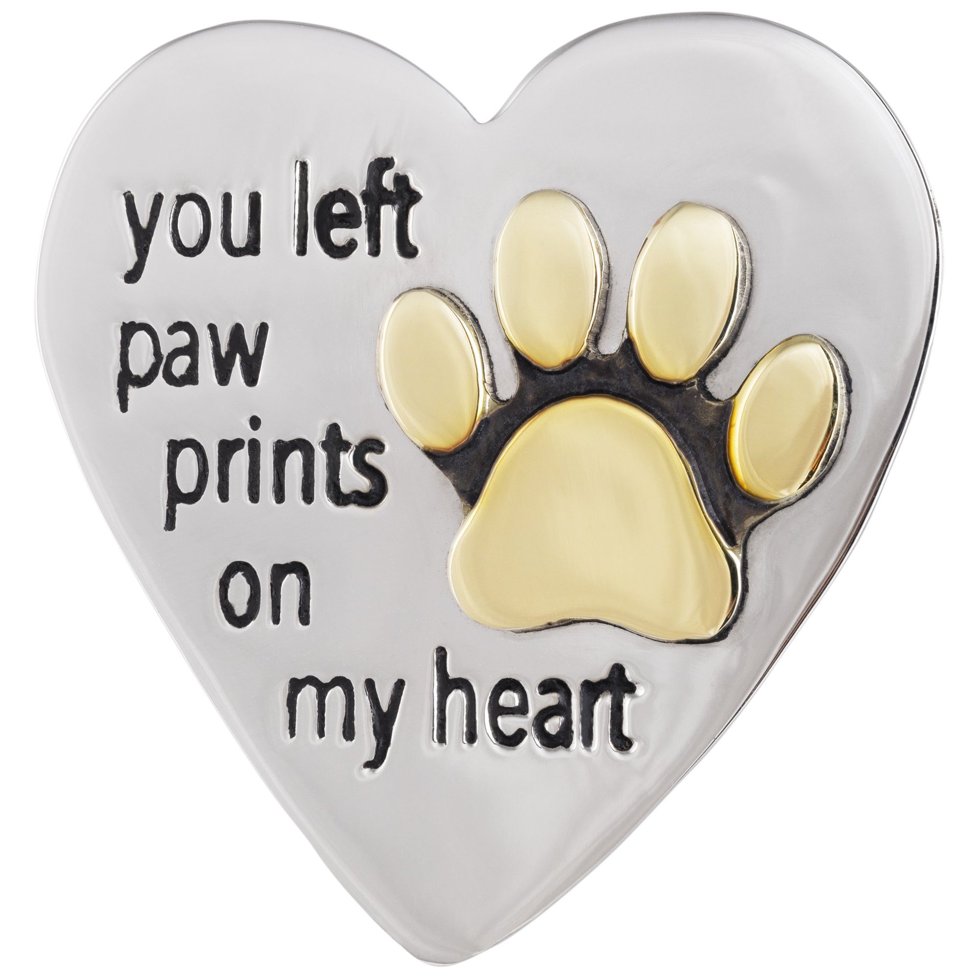 Premium Remembrance Mixed Metals Paw Pin - Honor Your Forever Friend