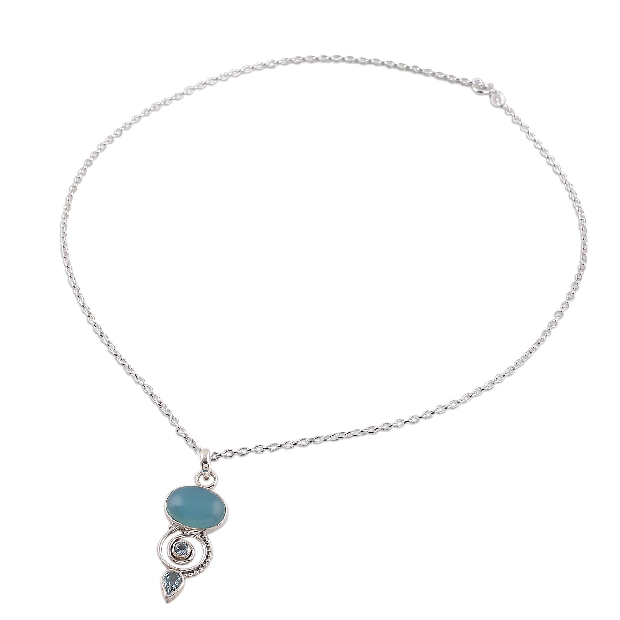 Premium Sentimental Journey Multi-Gem Silver Necklace