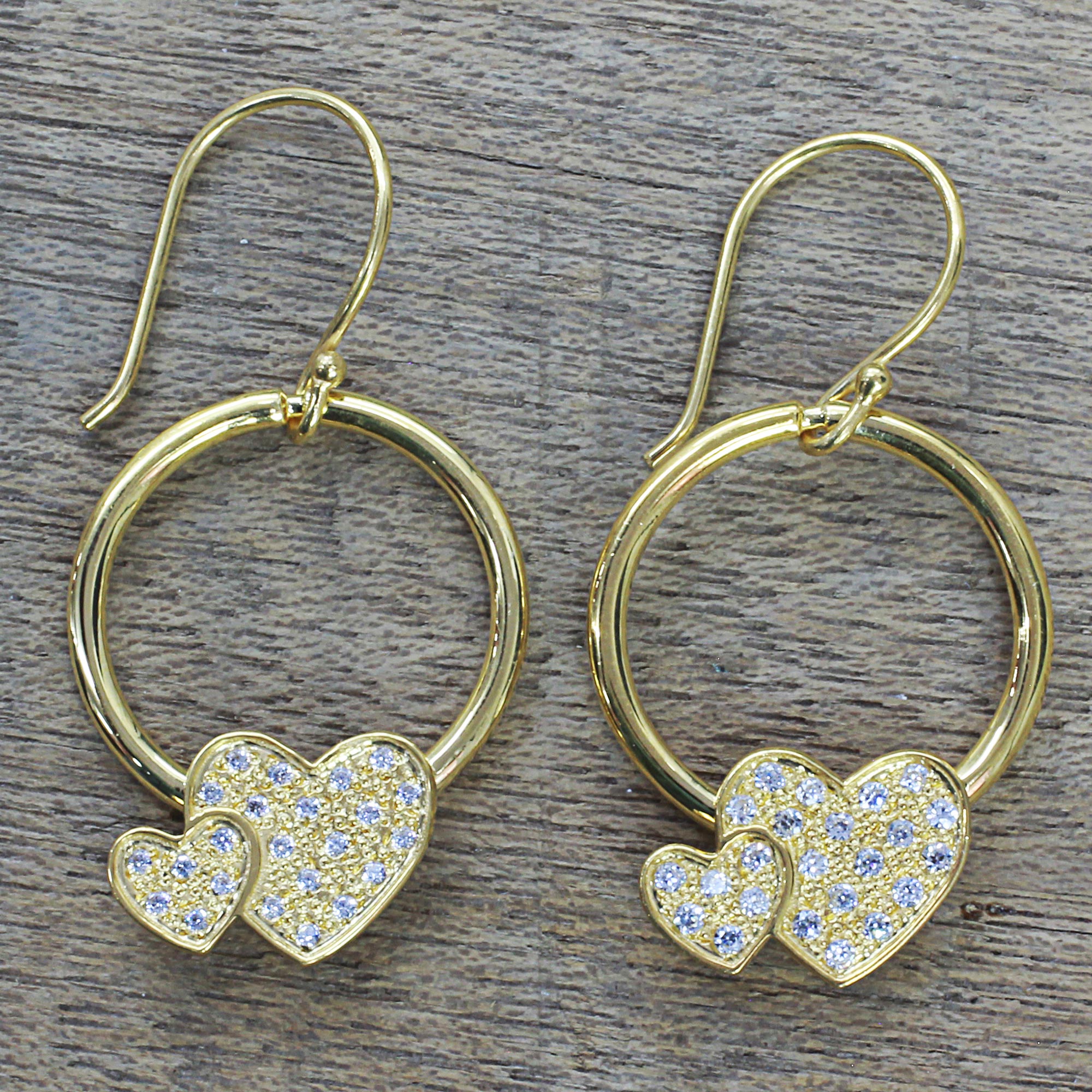 Premium 18K Gold Plated Butterfly Earrings with Cubic Zirconia - Ultimate Elegance