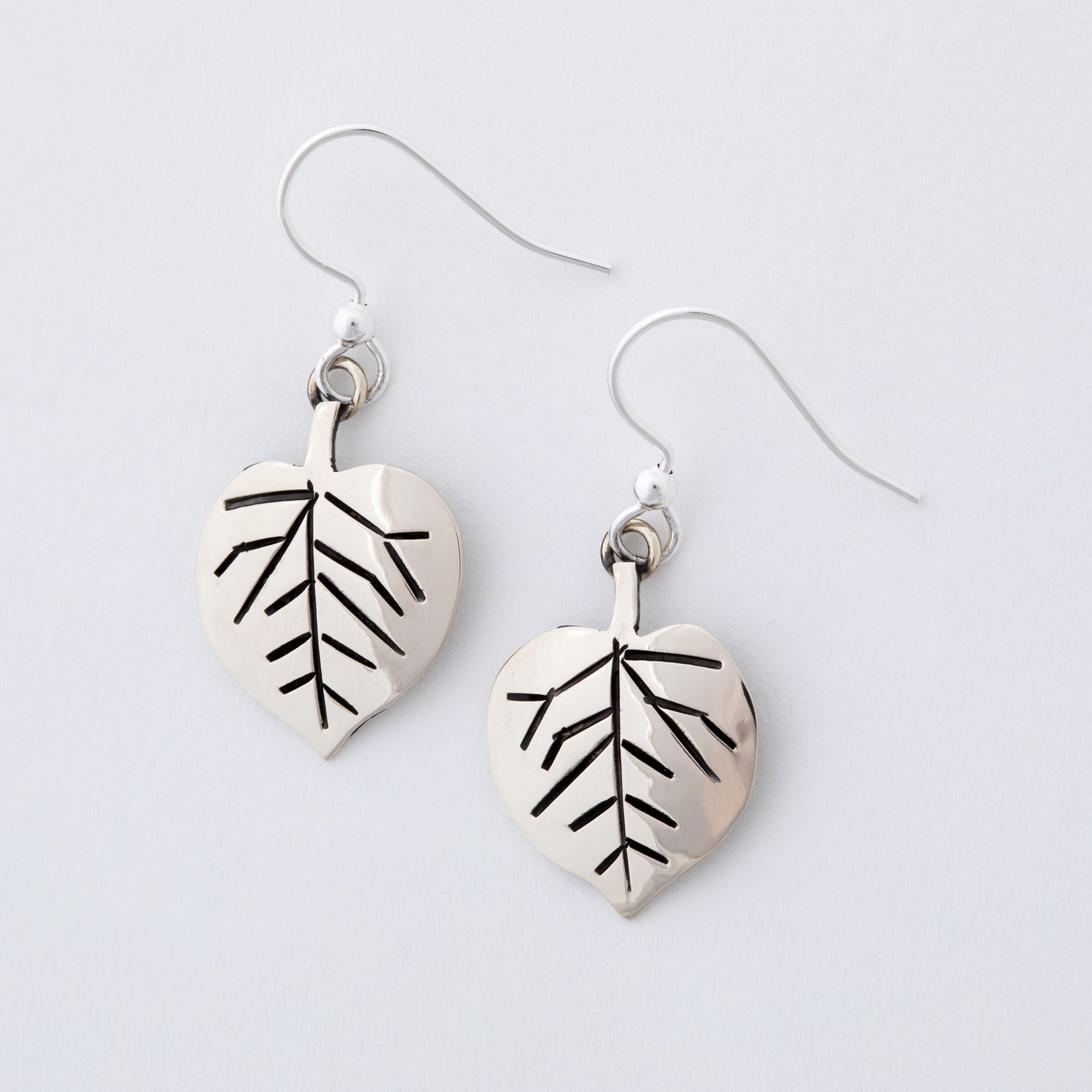 Premium Mixed Metal Falling Leaf Earrings - Ultimate Nature-Inspired Jewelry