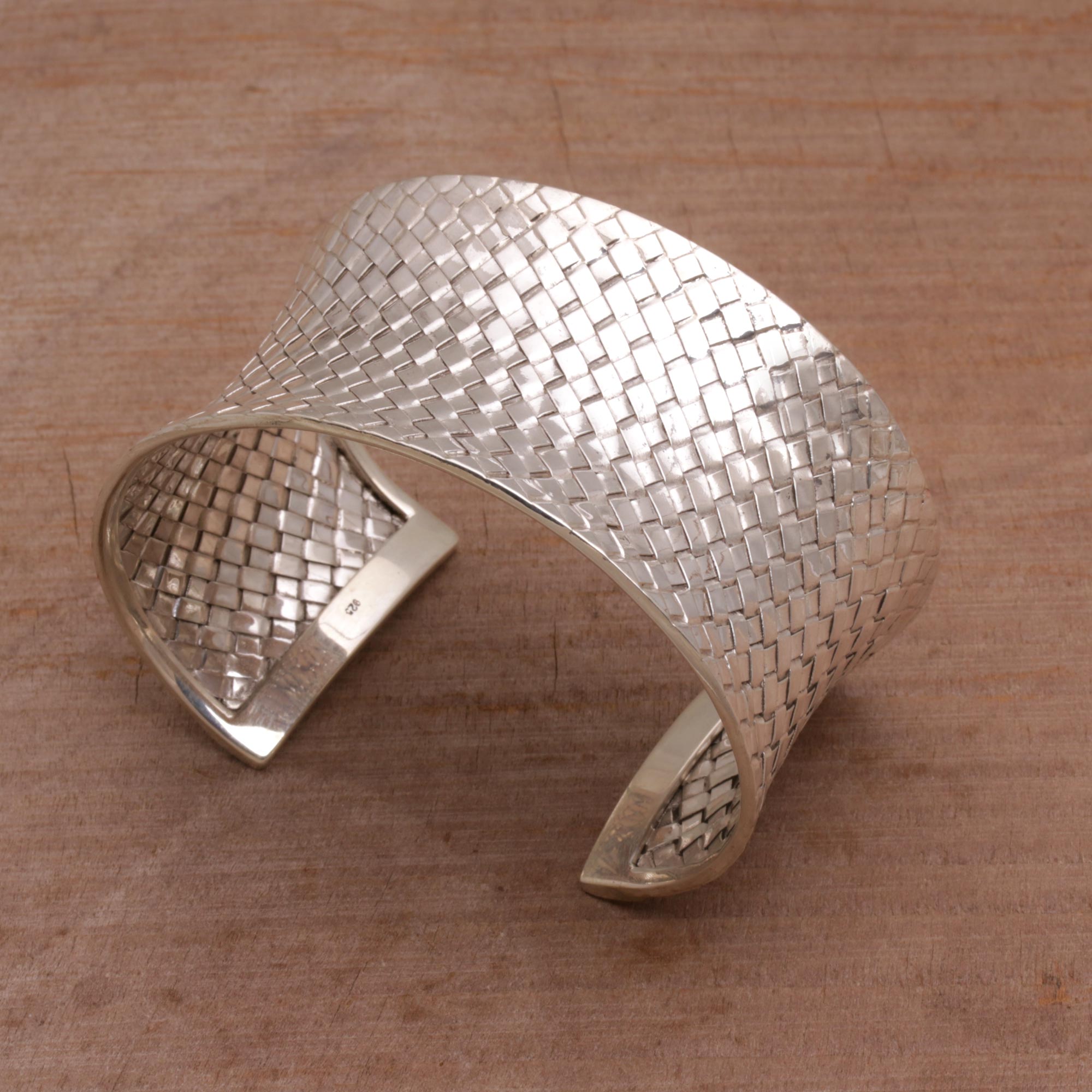 Ultimate Circle of Joy Sterling Silver Cuff Bracelet