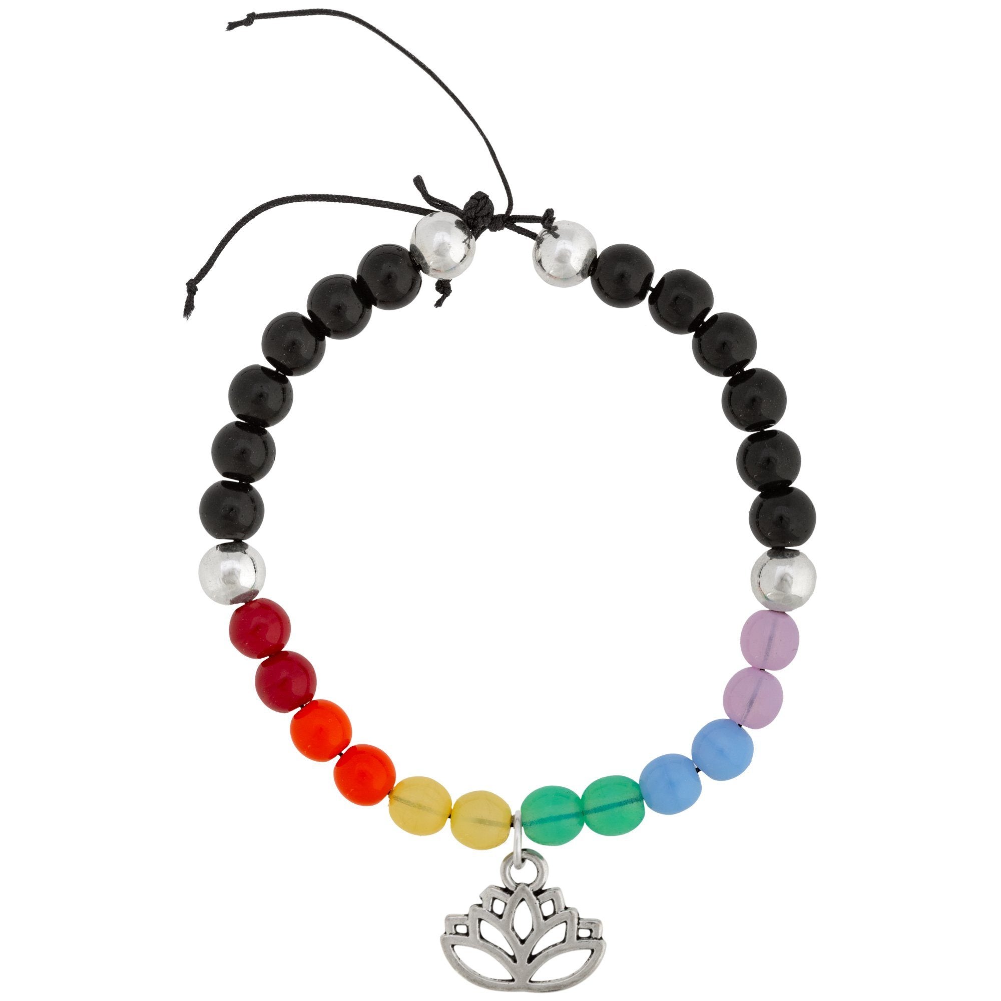 Premium Rainbow Lotus Adjustable Bracelet - Ultimate Style Upgrade