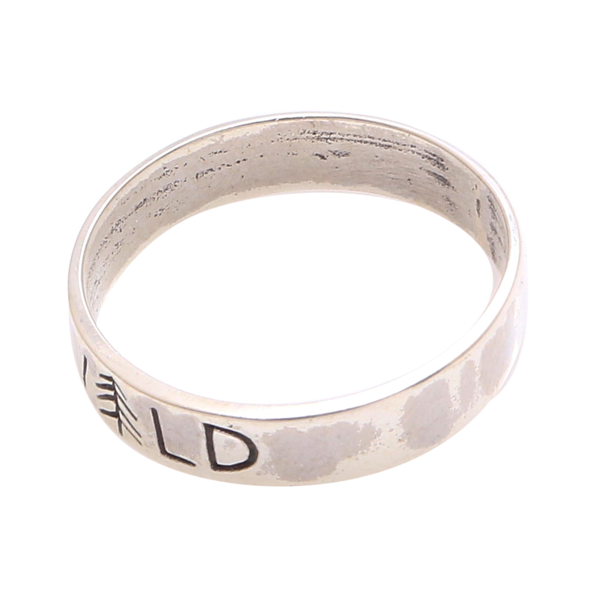 Premium Wild Soul Sterling Silver Band Ring - Handcrafted in Bali