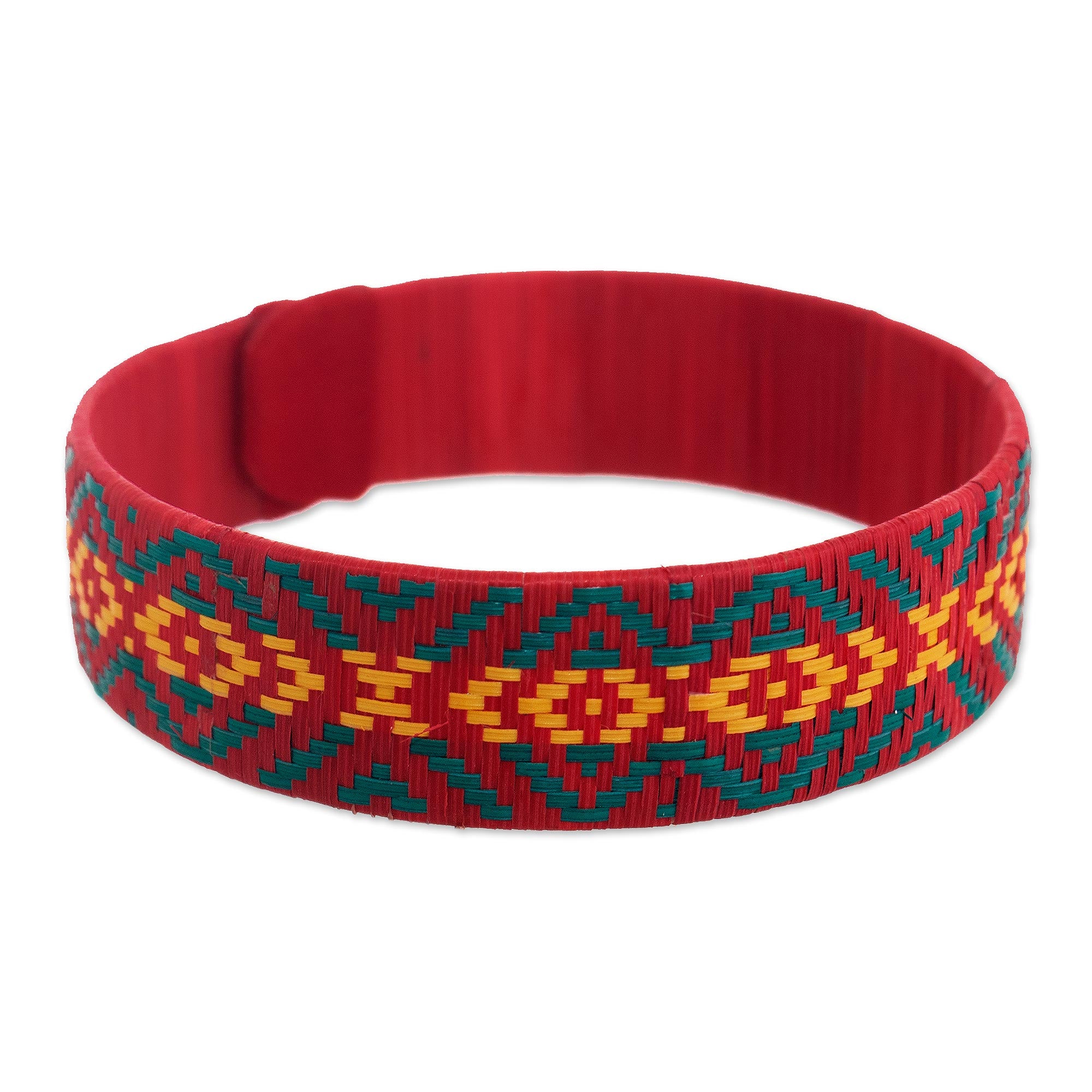 Premium Handwoven Zenu Bangle Bracelet from Colombia