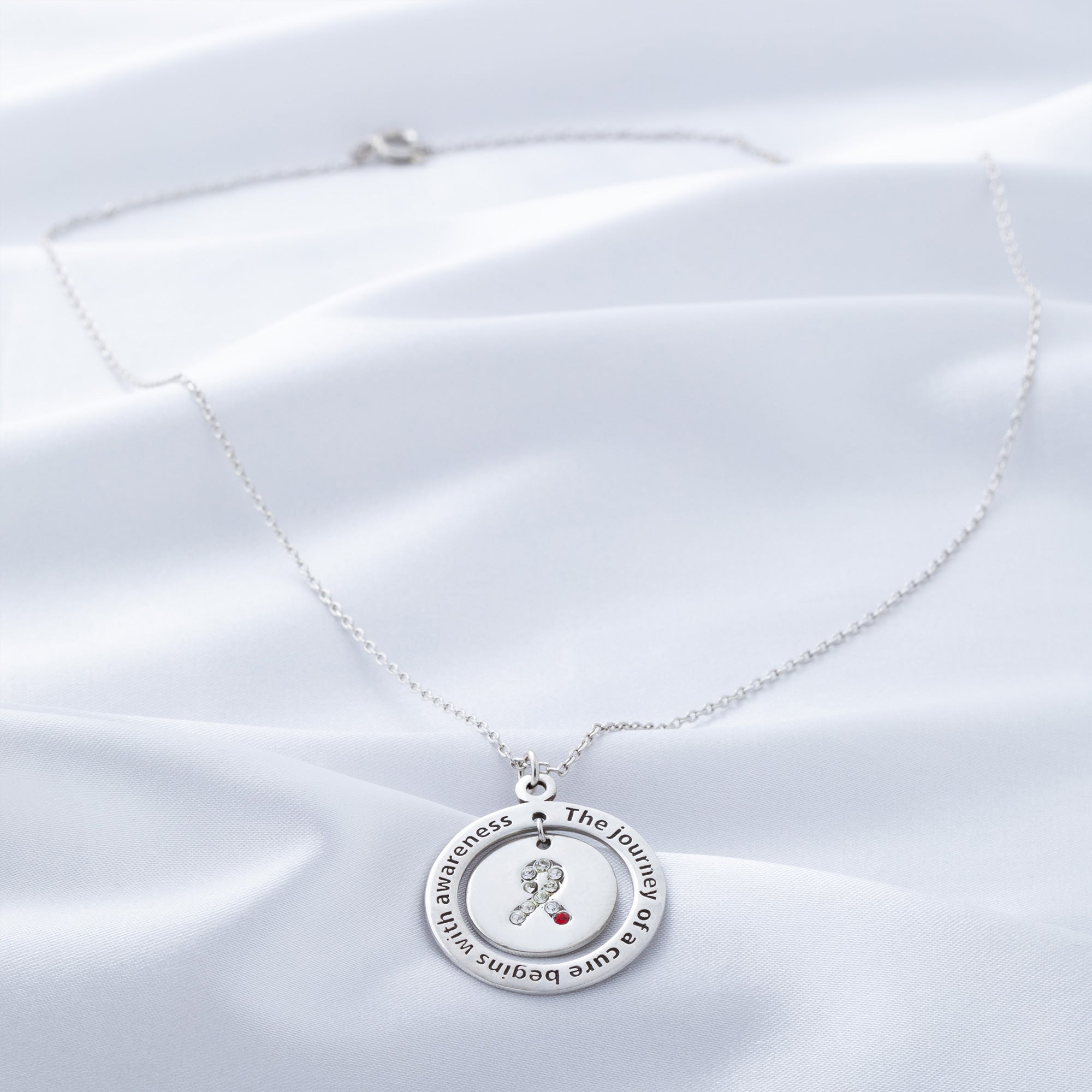 Premium Diabetes Awareness Pewter Necklace - Inspire Hope & Support a Cure