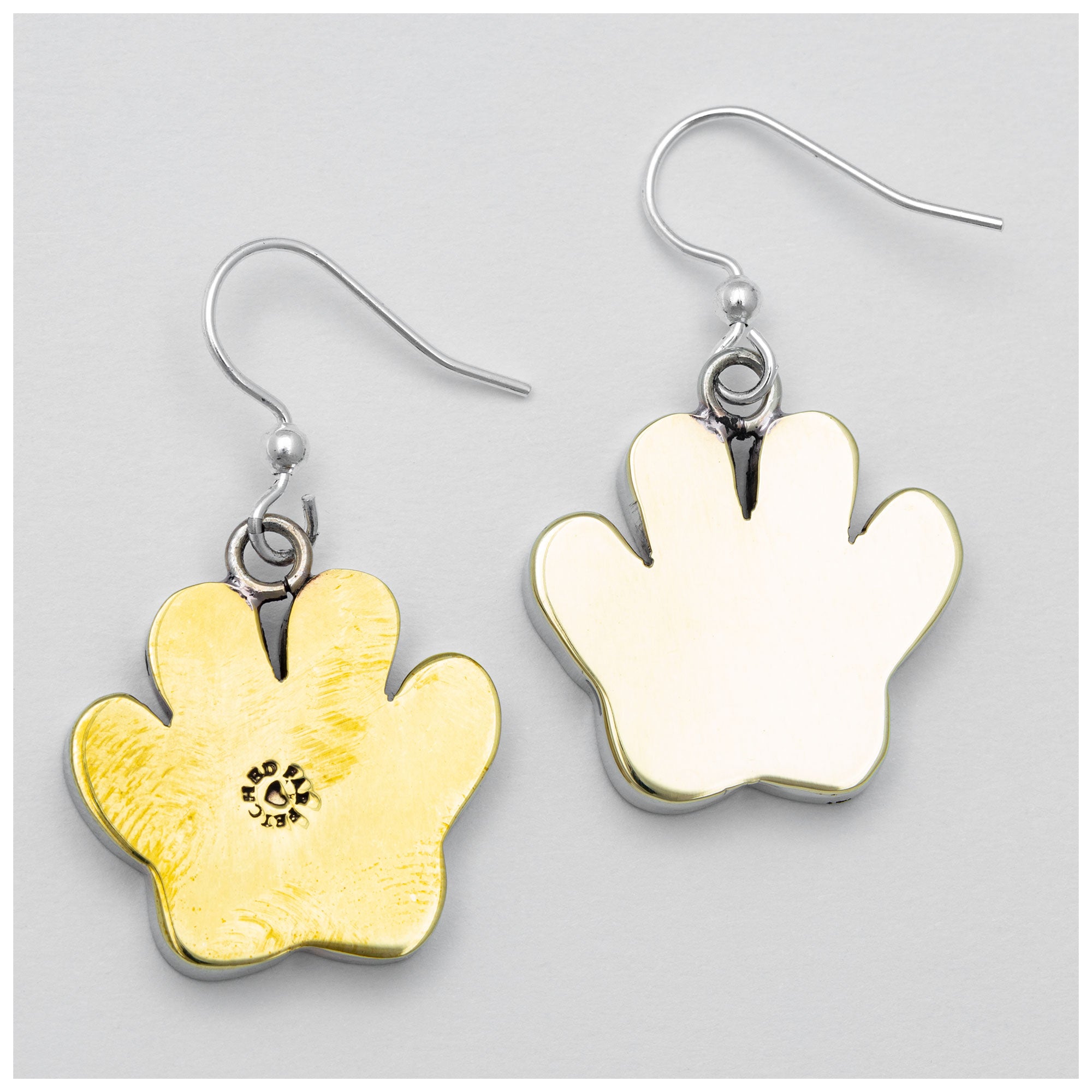 Premium Paw Print Garden Dangle Earrings