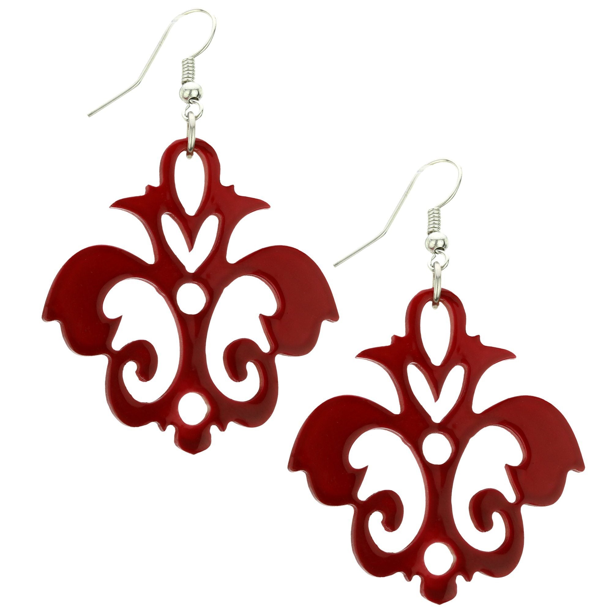 Premium Orchid Earrings - Handcrafted Elegance