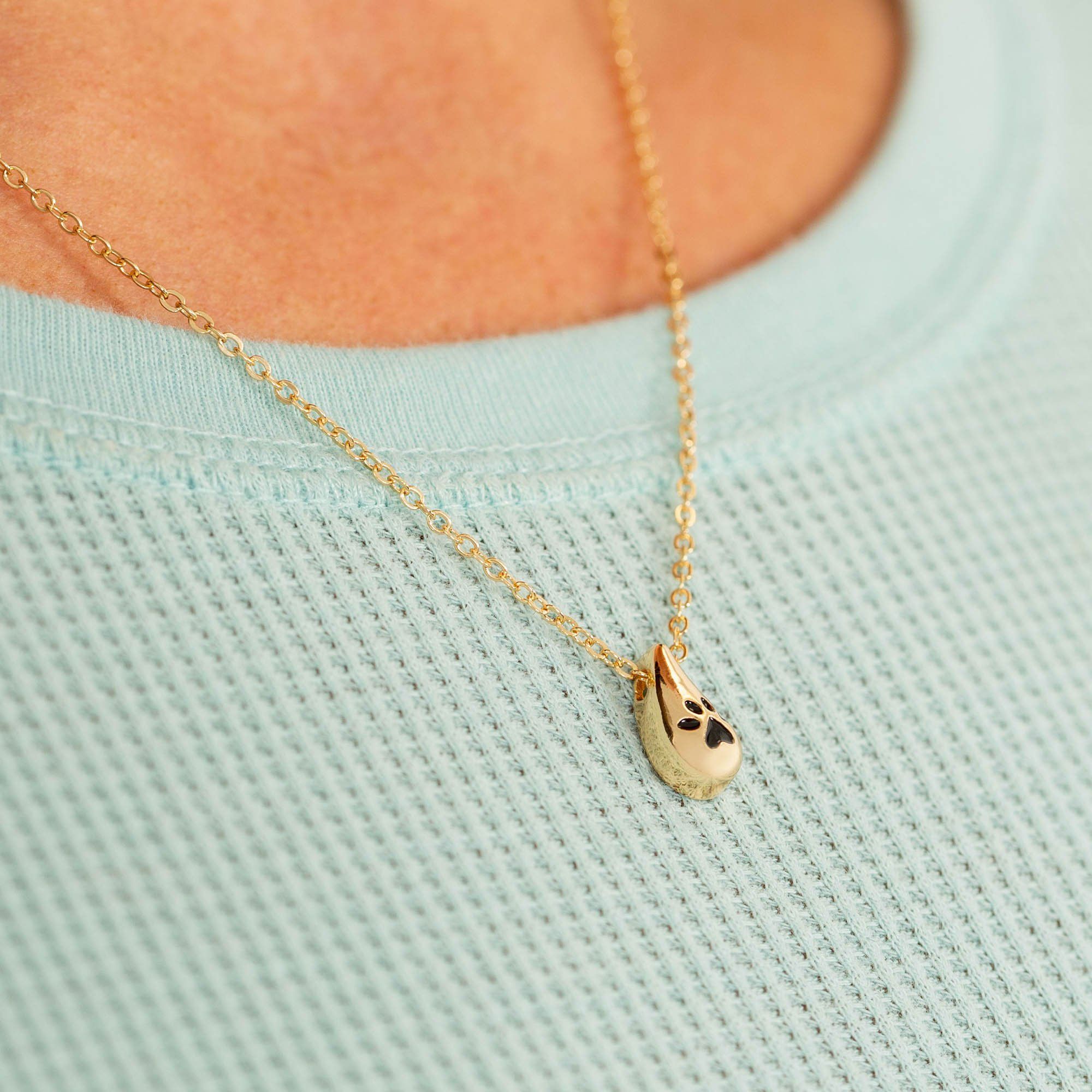 Premium Always With Me Paw Teardrop Memorial Necklace