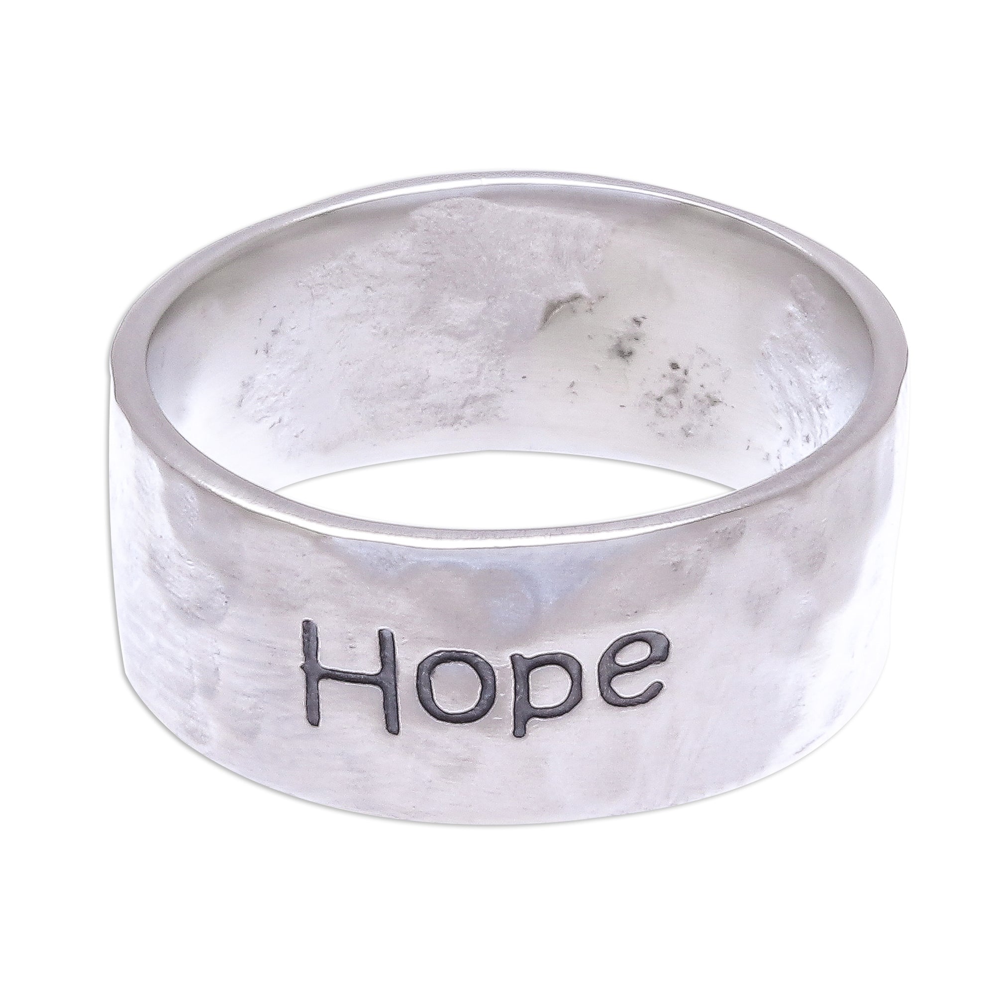 Premium Spirit of Hope Sterling Silver Ring - Handcrafted Elegance