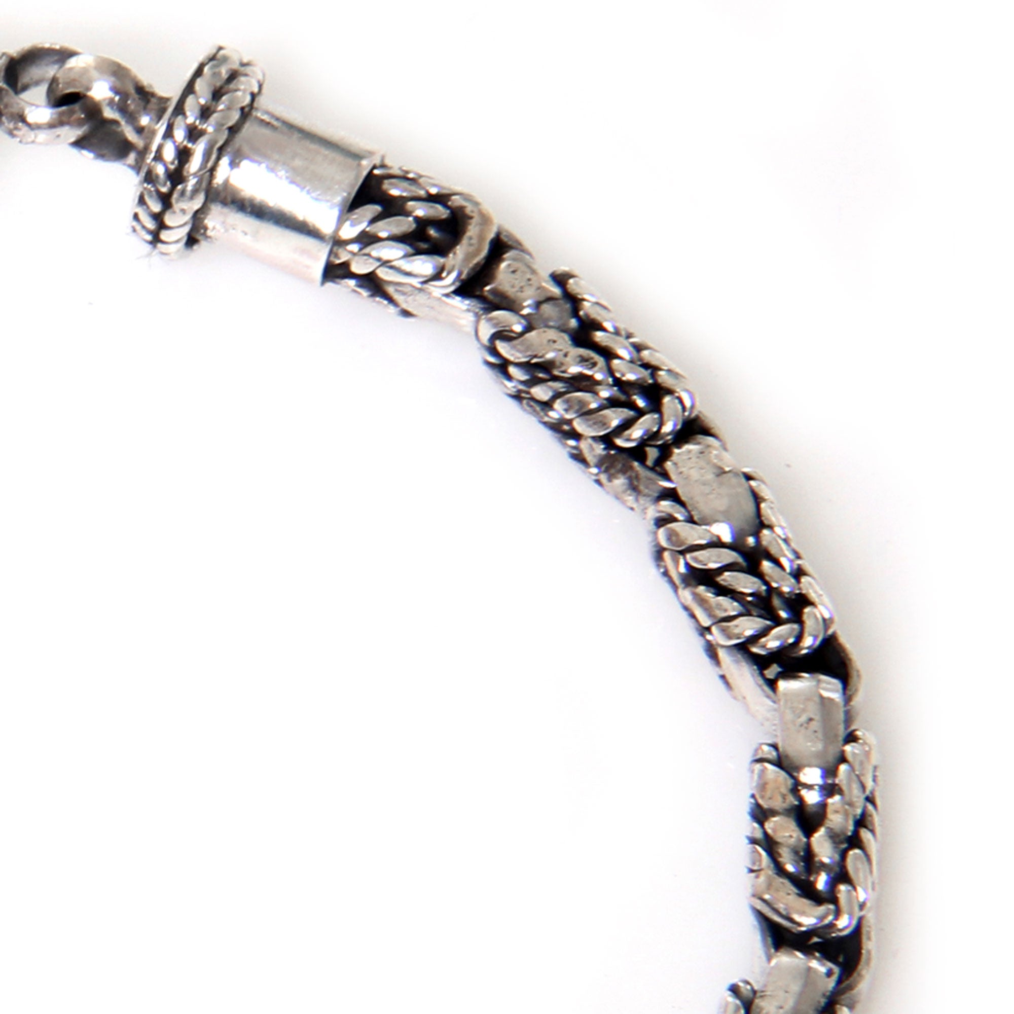 Premium Sterling Silver Sinnet Chain Bracelet - Handcrafted Elegance