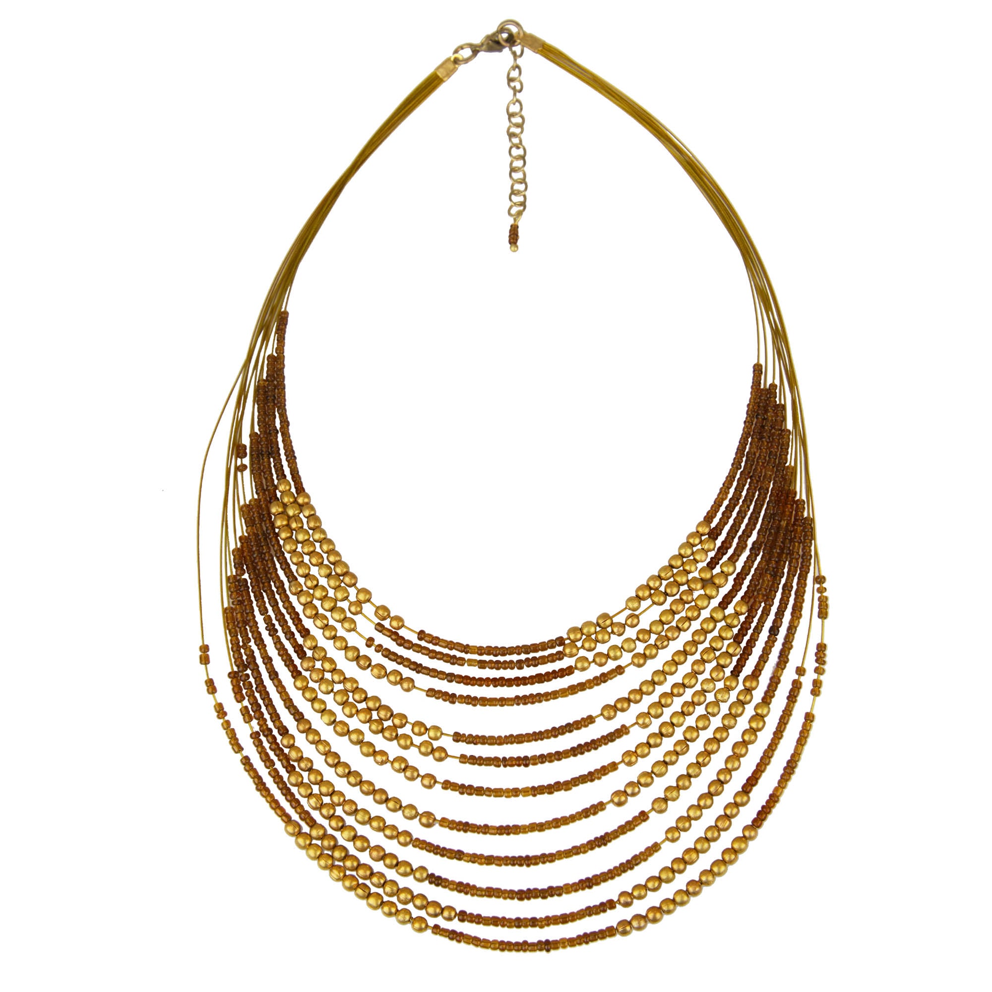 Ultimate Sparkling Strands Necklace - Premium Handmade Jewelry