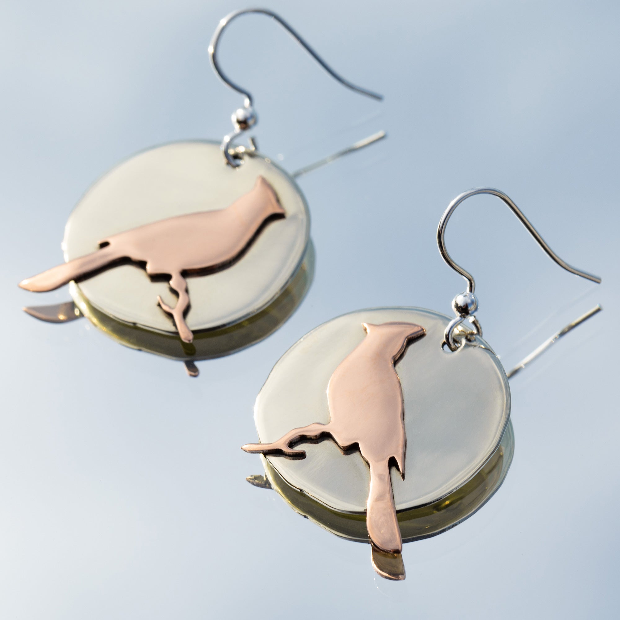 Premium Nature-Inspired Bird Silhouette Earrings