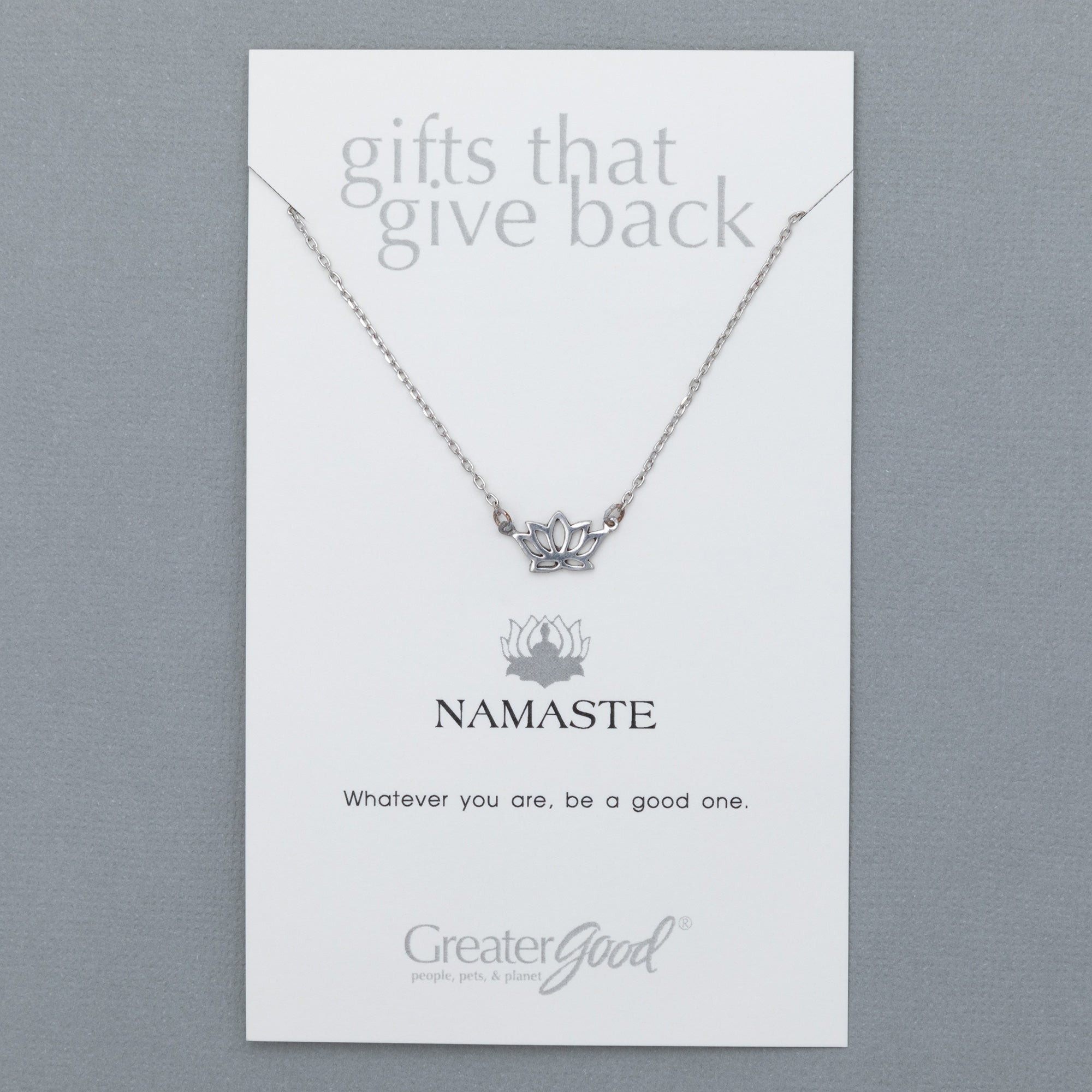 Premium Namaste Spirit Pewter Necklace