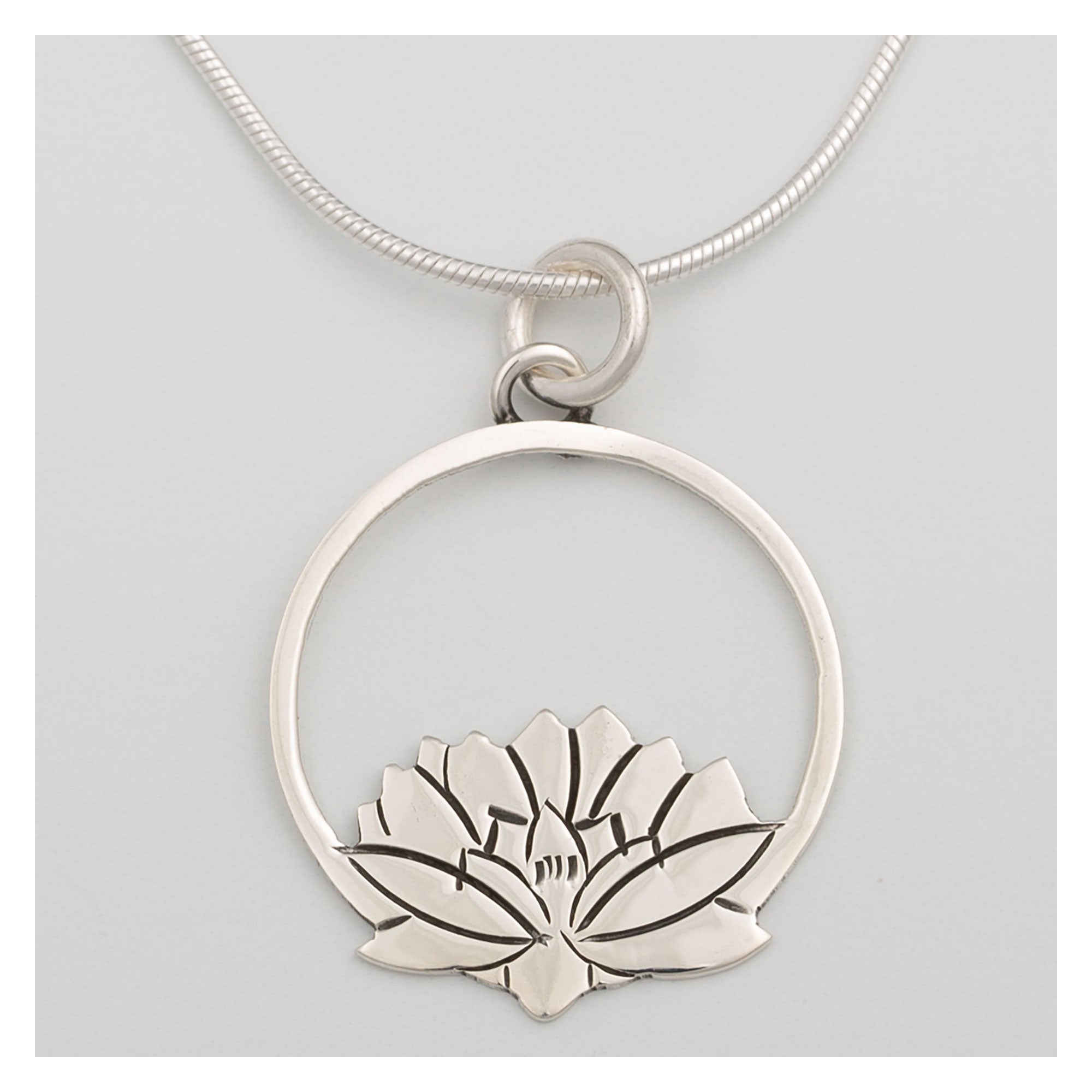 Premium Blooming Flowers Sterling Silver Necklace