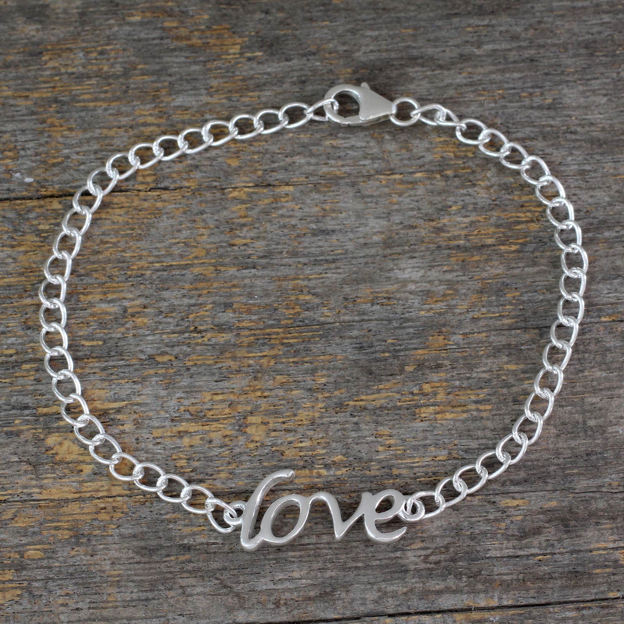 Premium Remember to Love Sterling Silver Bracelet - Handcrafted with Inspirational Message