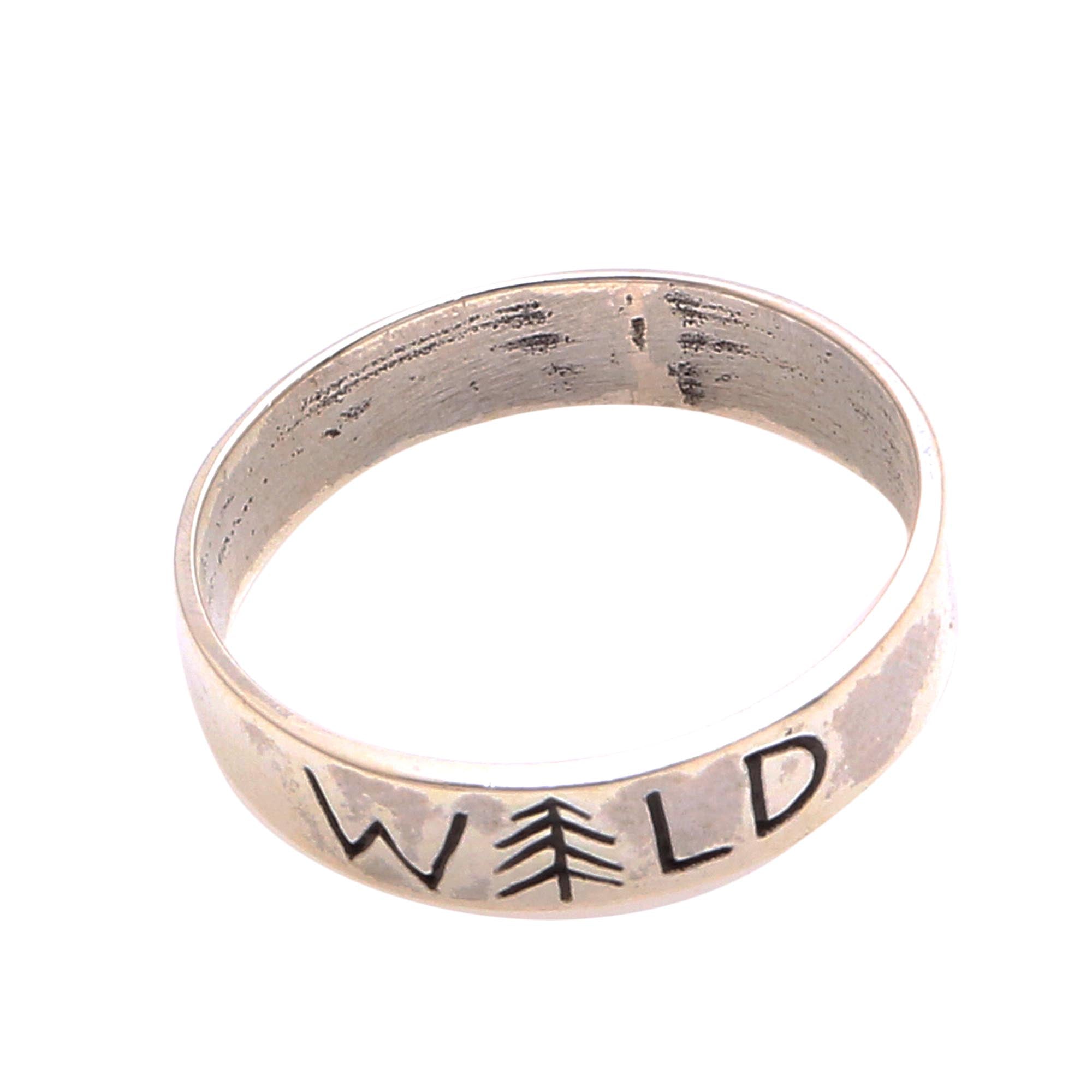 Premium Wild Soul Sterling Silver Band Ring - Handcrafted in Bali