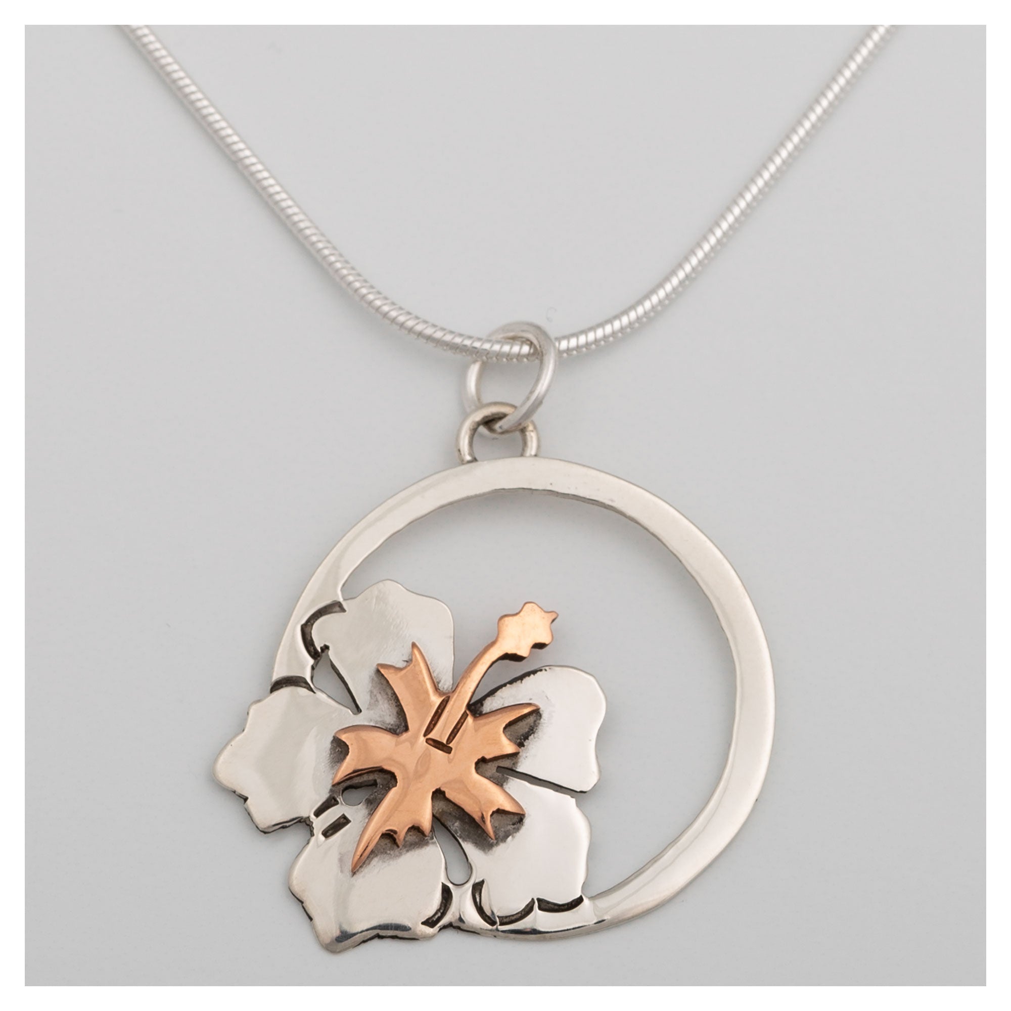 Premium Blooming Flowers Sterling Silver Necklace