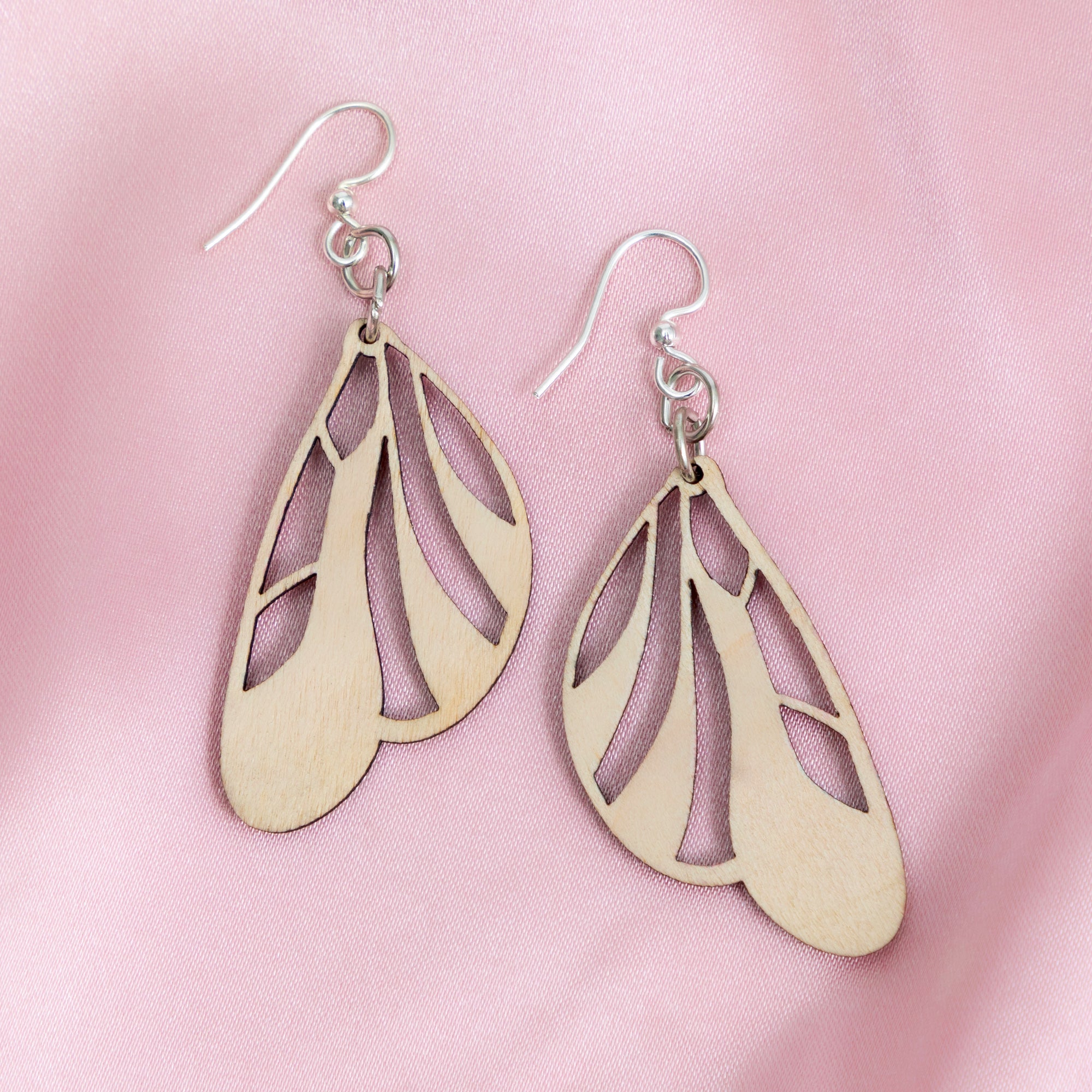 Premium Butterfly Floral Wings Wooden Earrings - Ultimate Style & Wellness