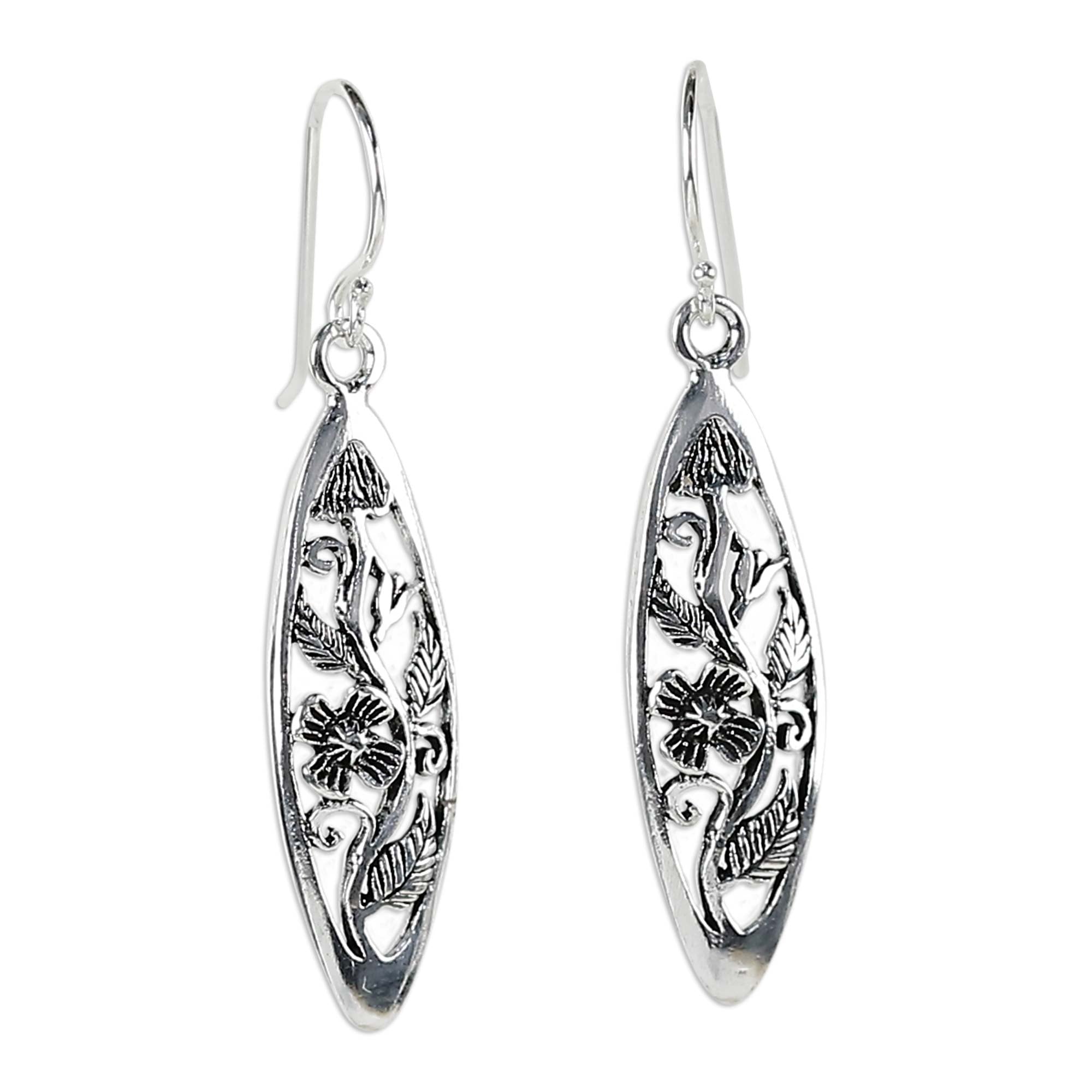 Premium Spring Daisy Sterling Silver Earrings - Handmade & Fair Trade