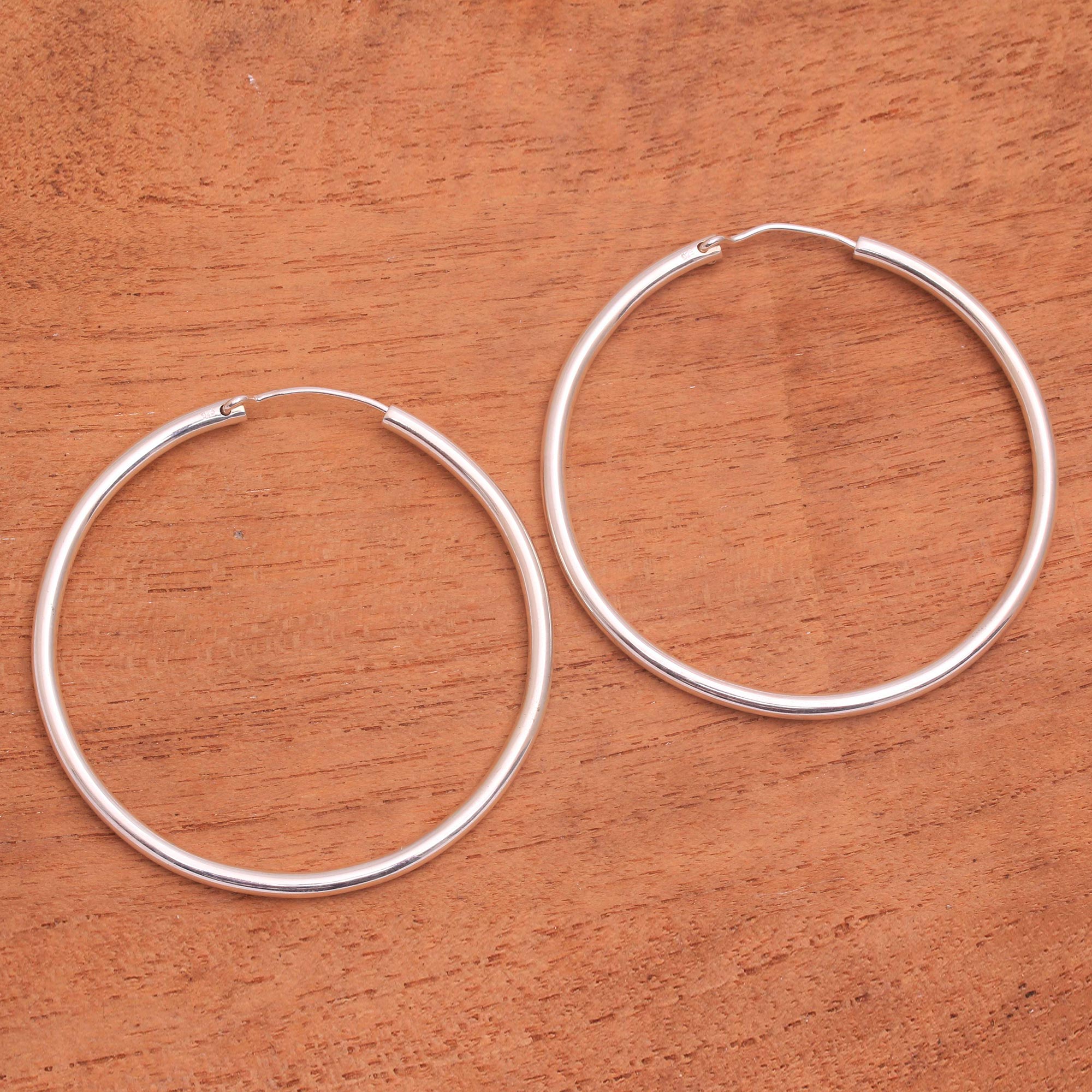 Premium Sterling Silver Hoop Earrings - Ultimate Everyday Elegance